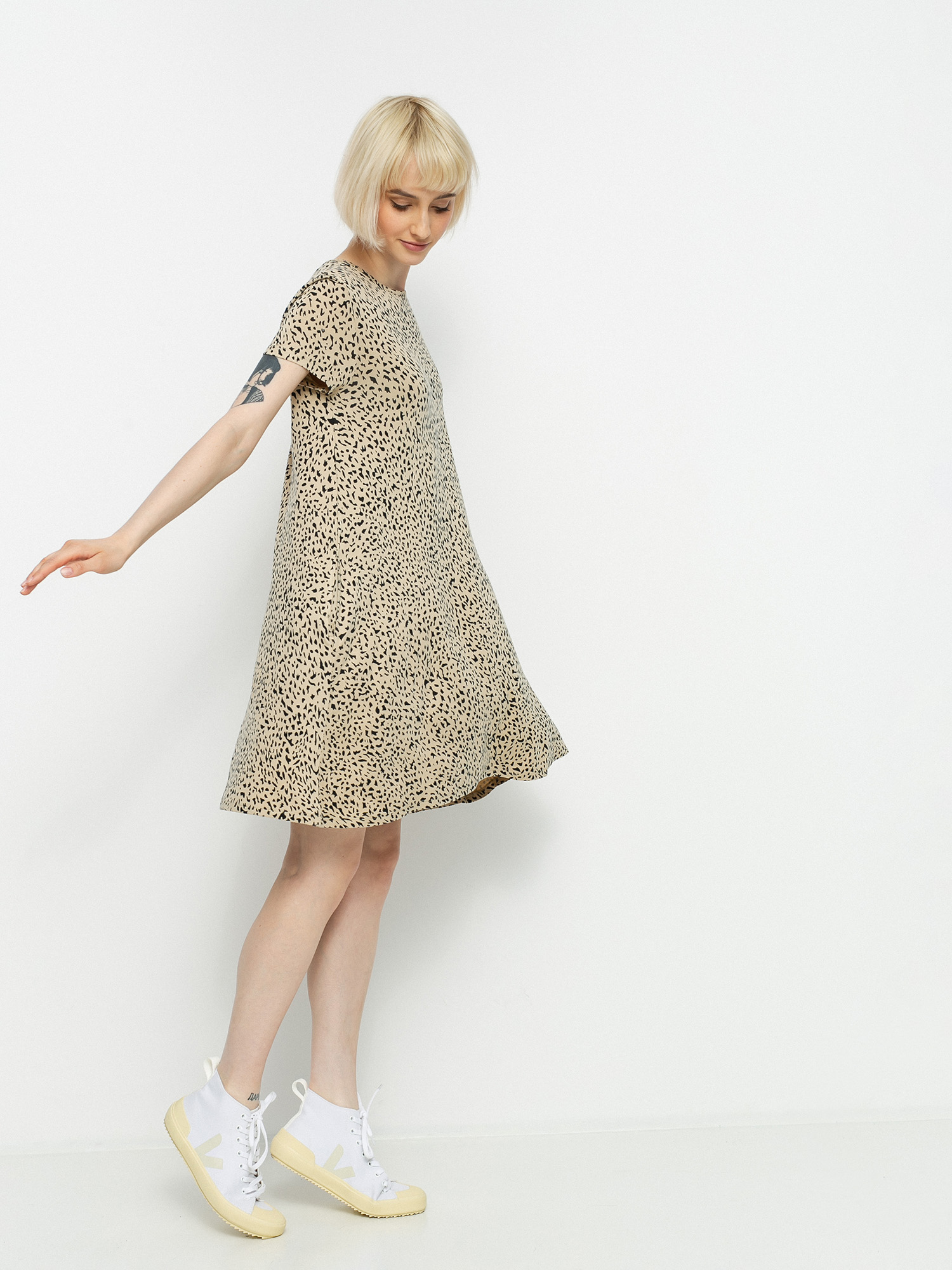 Šaty  Volcom High Wired Wmn (animal print)