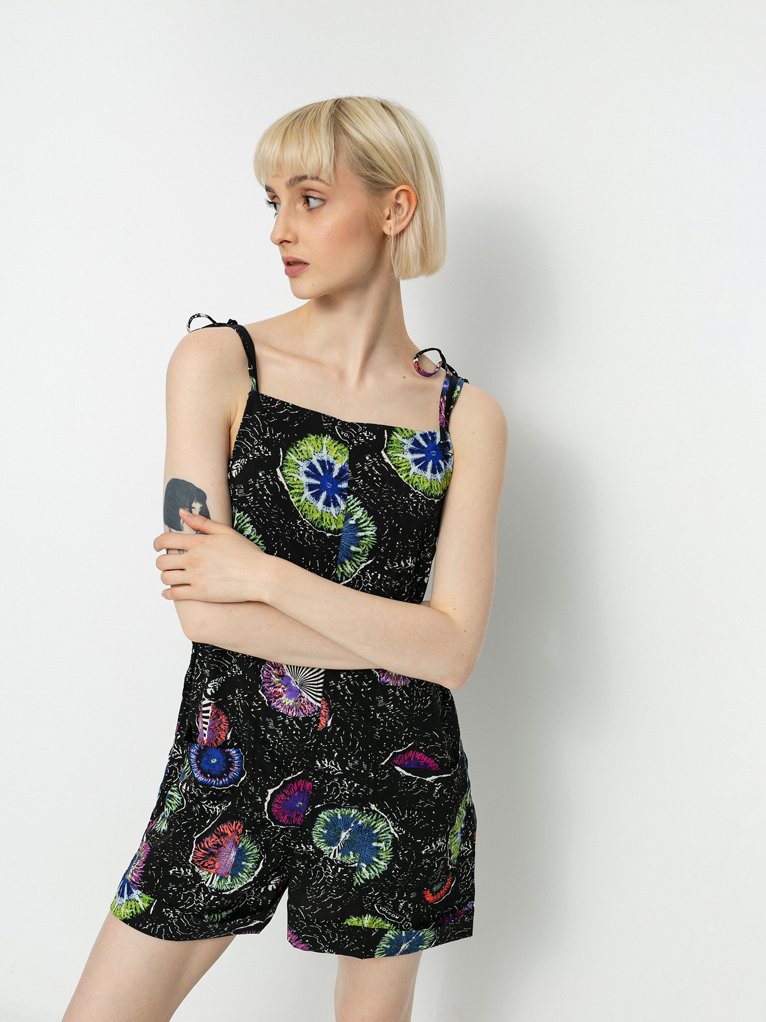 Kombinéza Volcom Coral Morph Romper Wmn