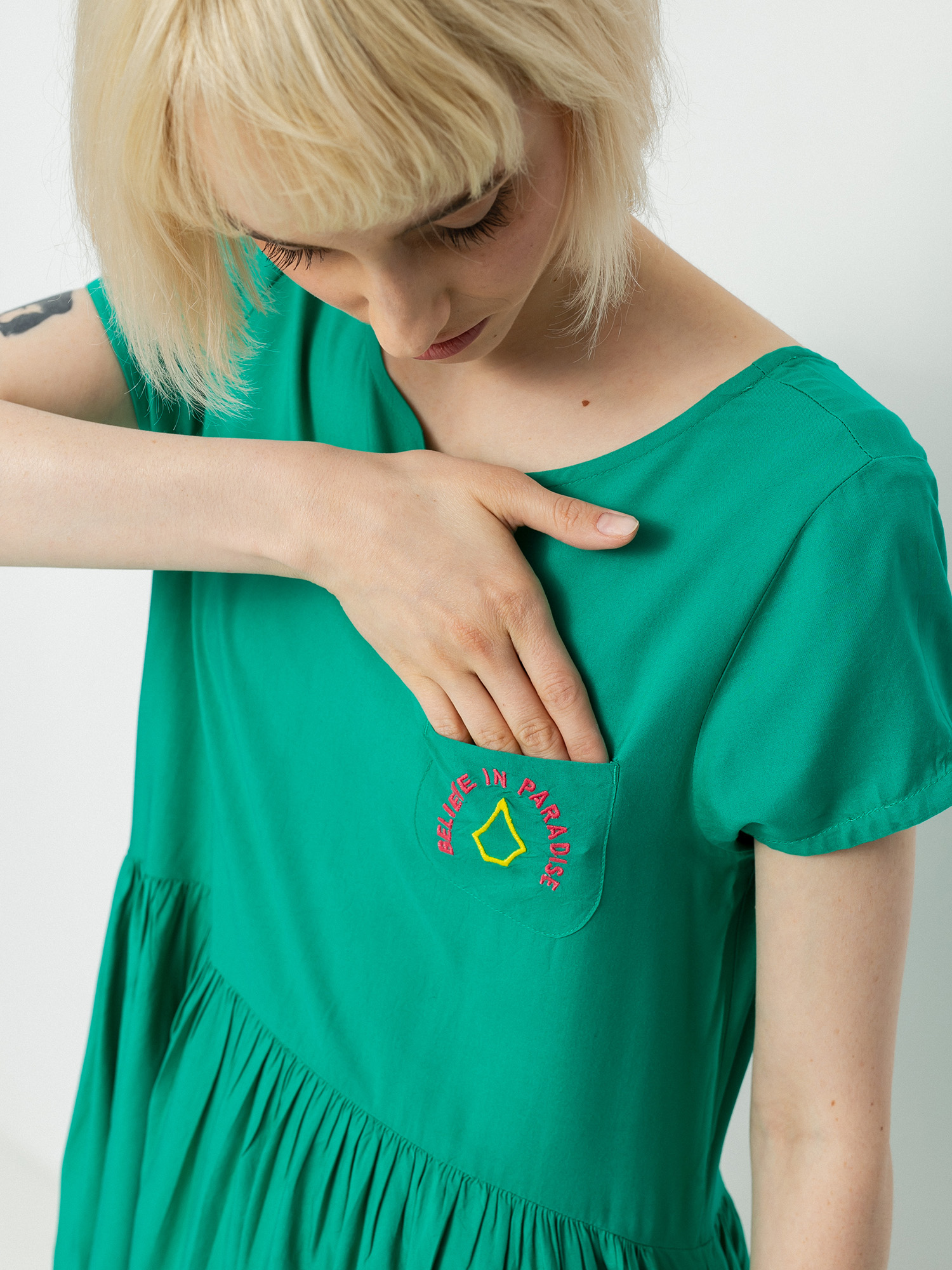 Šaty  Volcom Eazi Wmn (synergy green)