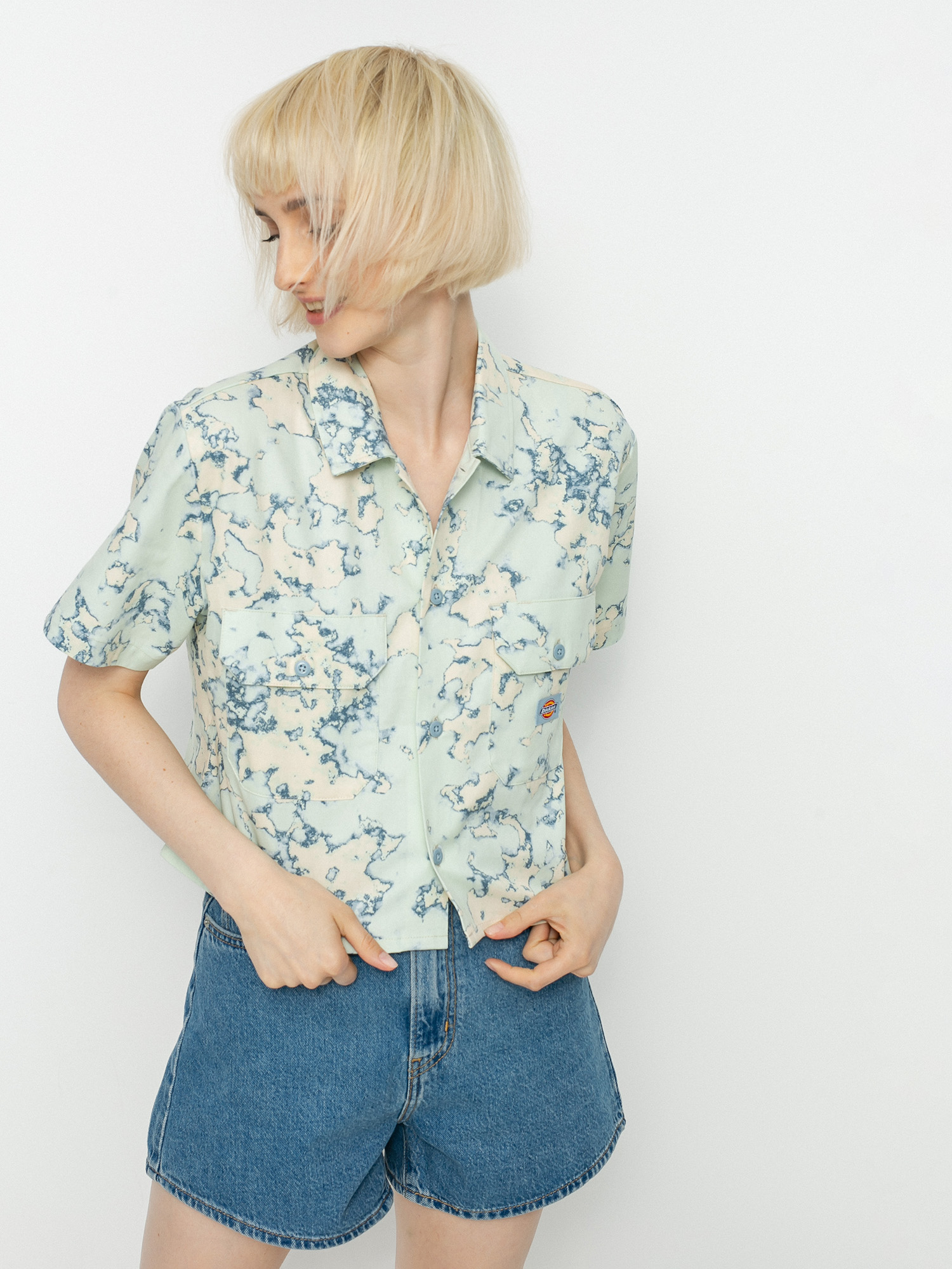 Košeľa Dickies Sunburg Wmn (fog blue)