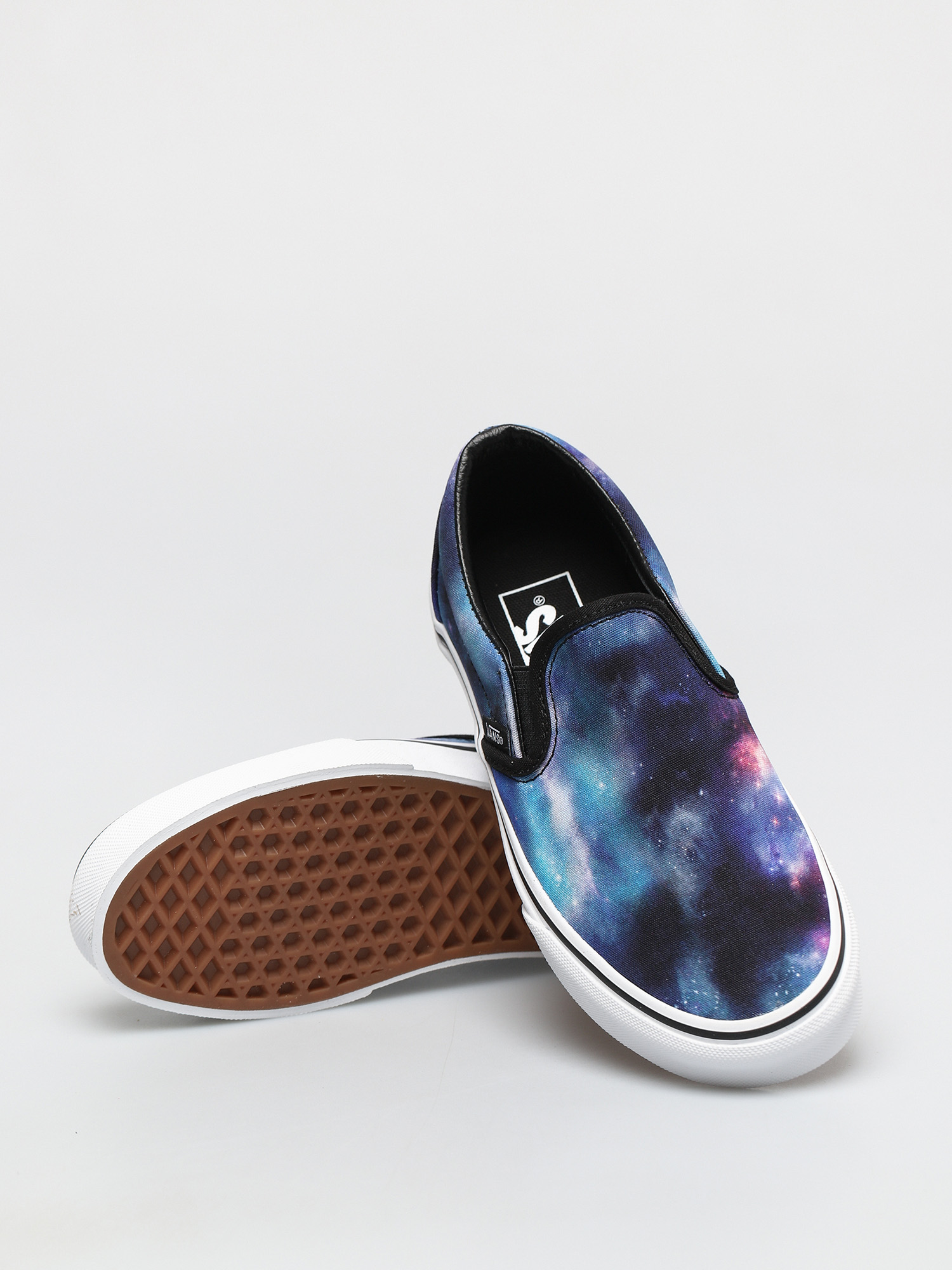 Topánky Vans Classic Slip On (galaxy black/true white)