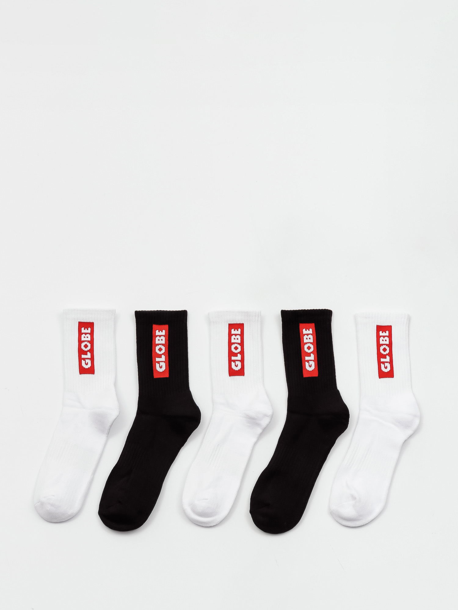Ponožky Globe Bar Crew 5 Pack (assorted)