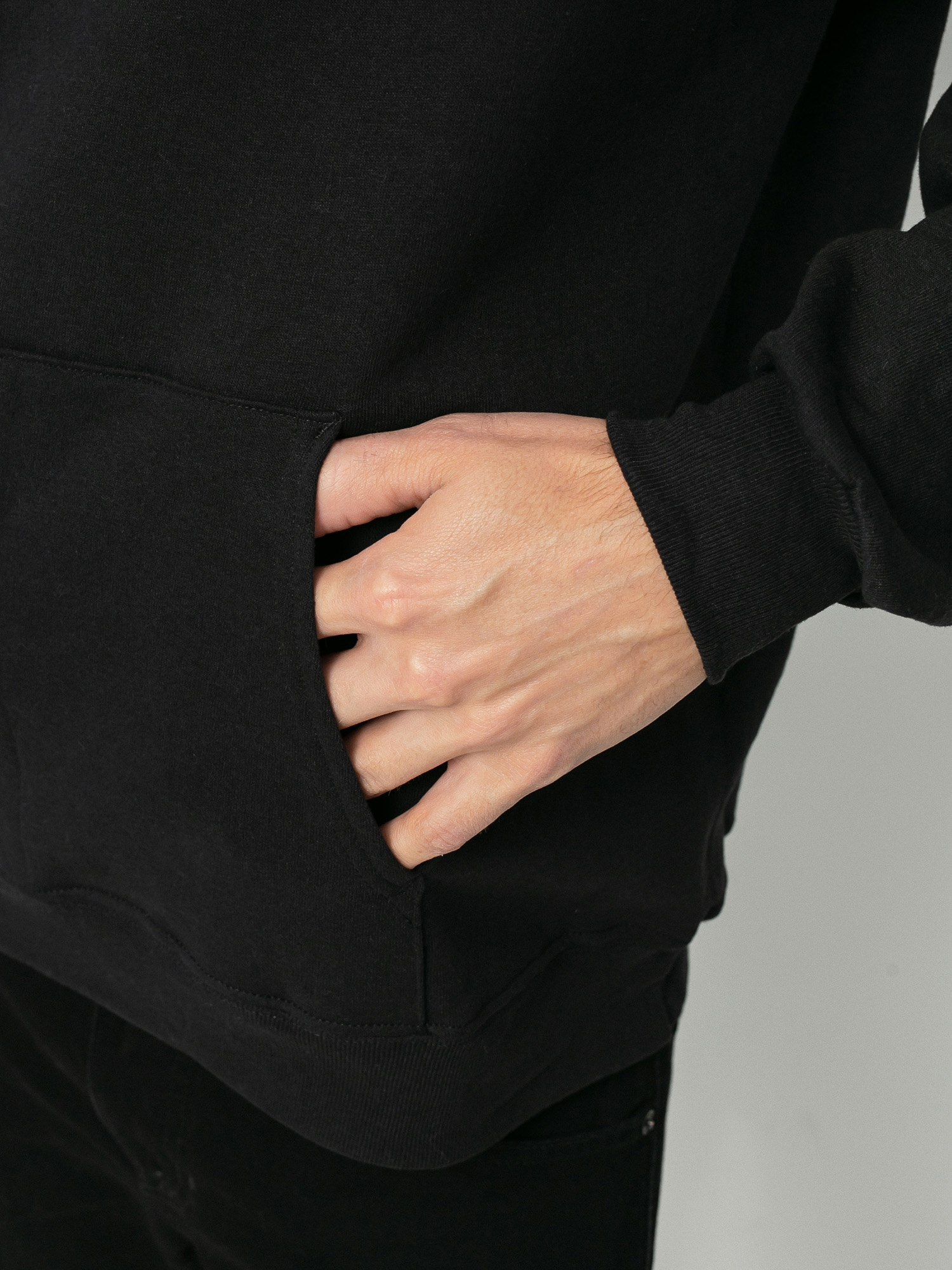 Mikina s kapucňou Thrasher Skate Goat HD (black/white)