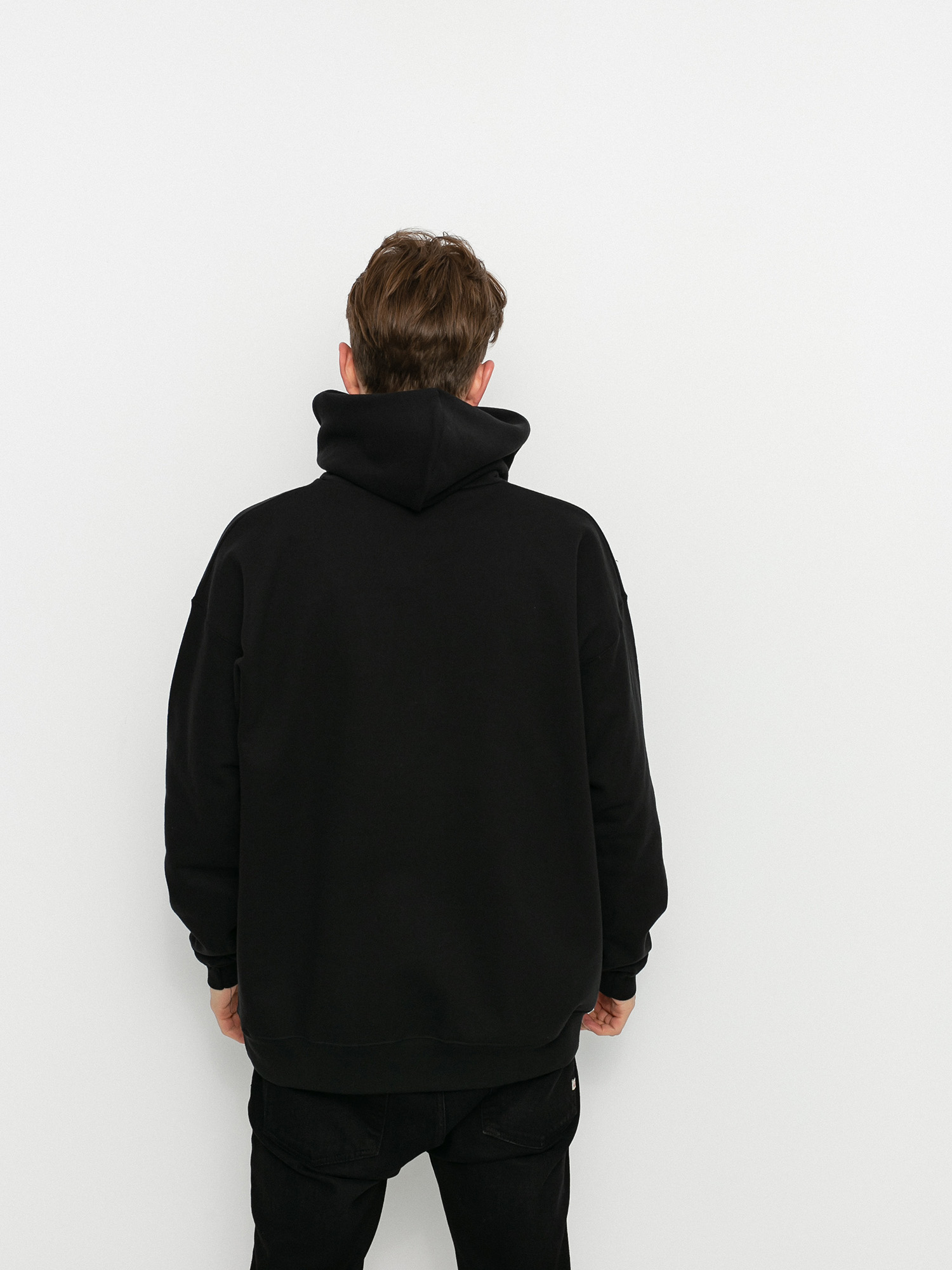 Mikina s kapucňou Thrasher Skate And Destroy HD (black)