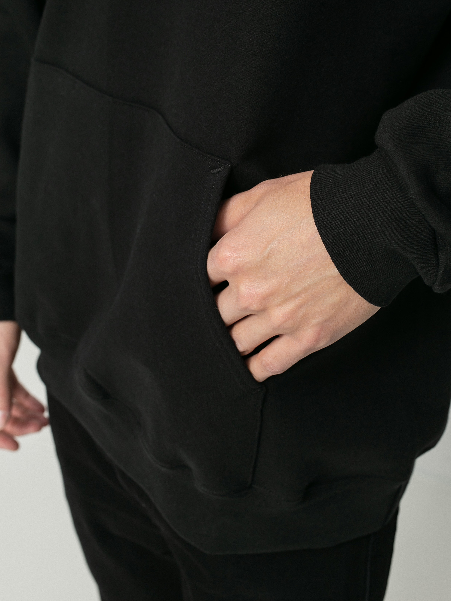 Mikina s kapucňou Thrasher Skate And Destroy HD (black)