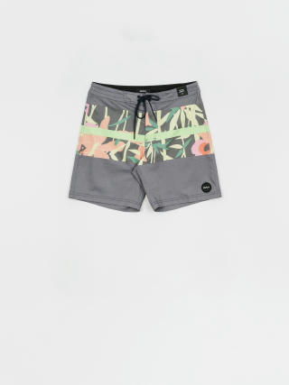 Plážové kraťasy RVCA Westport Print Trunk (moody blue)