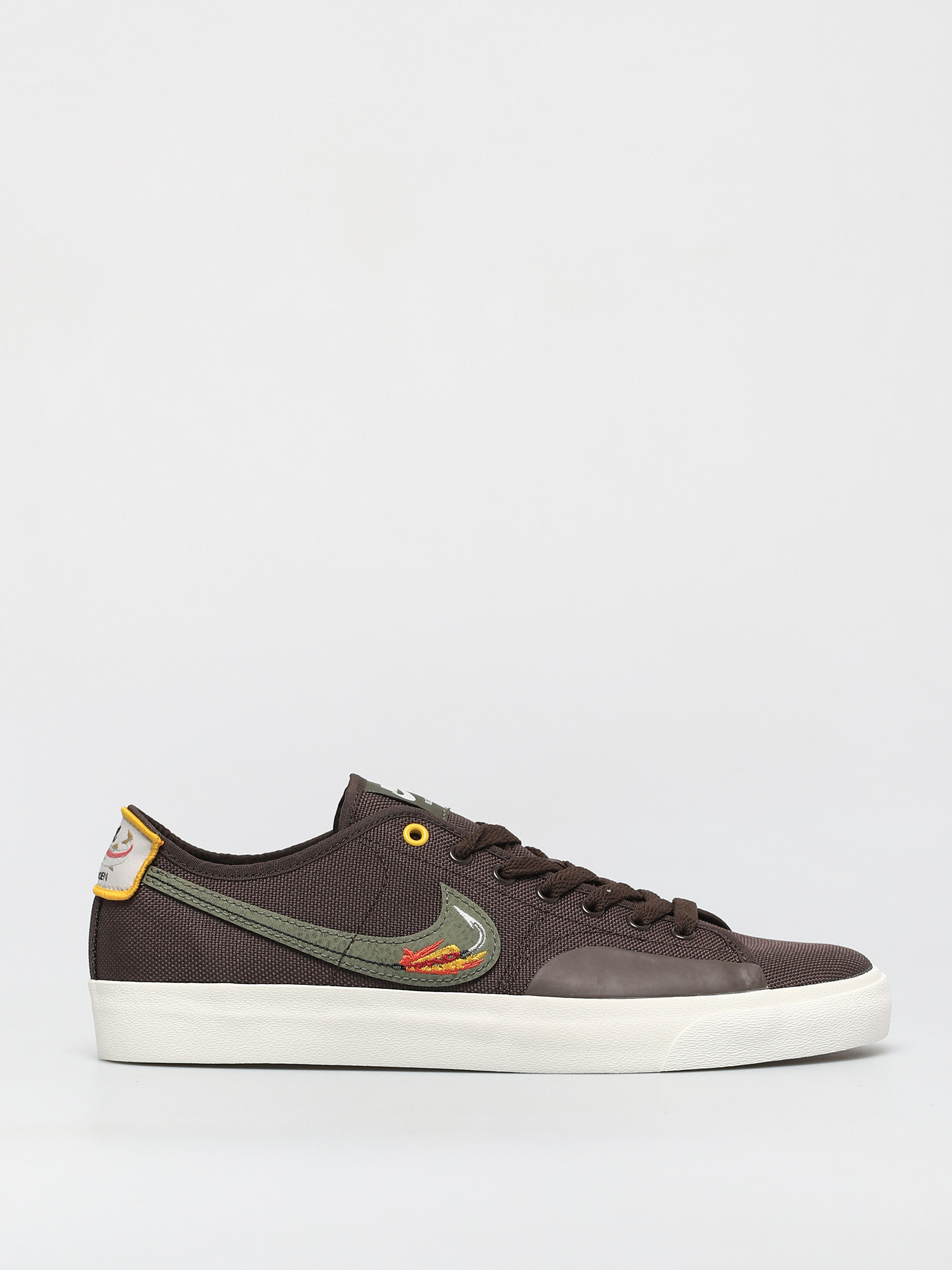Topánky Nike SB X Daan Van Der Linden Blazer Court (baroque brown/medium olive light bone)