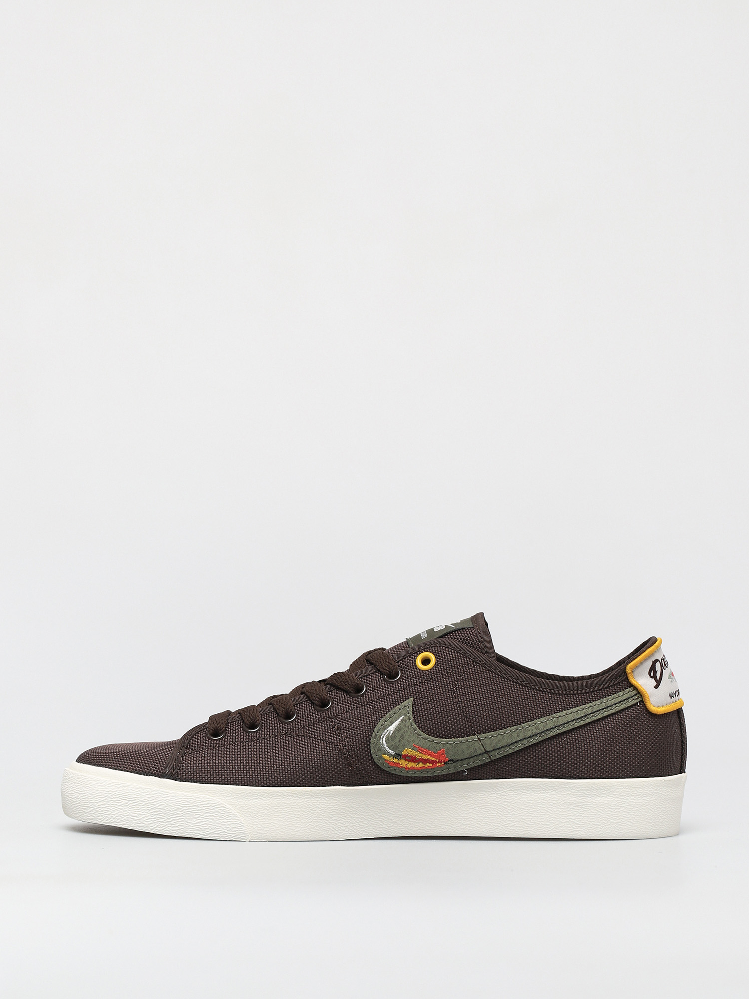 Topánky Nike SB X Daan Van Der Linden Blazer Court (baroque brown/medium olive light bone)