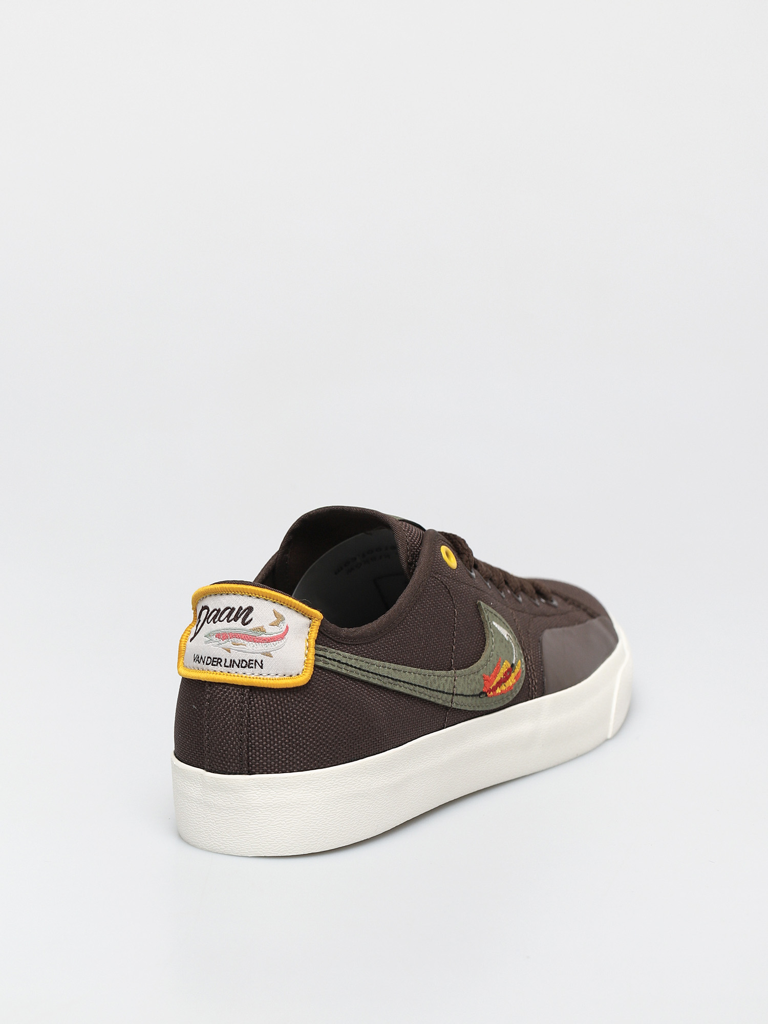 Topánky Nike SB X Daan Van Der Linden Blazer Court (baroque brown/medium olive light bone)