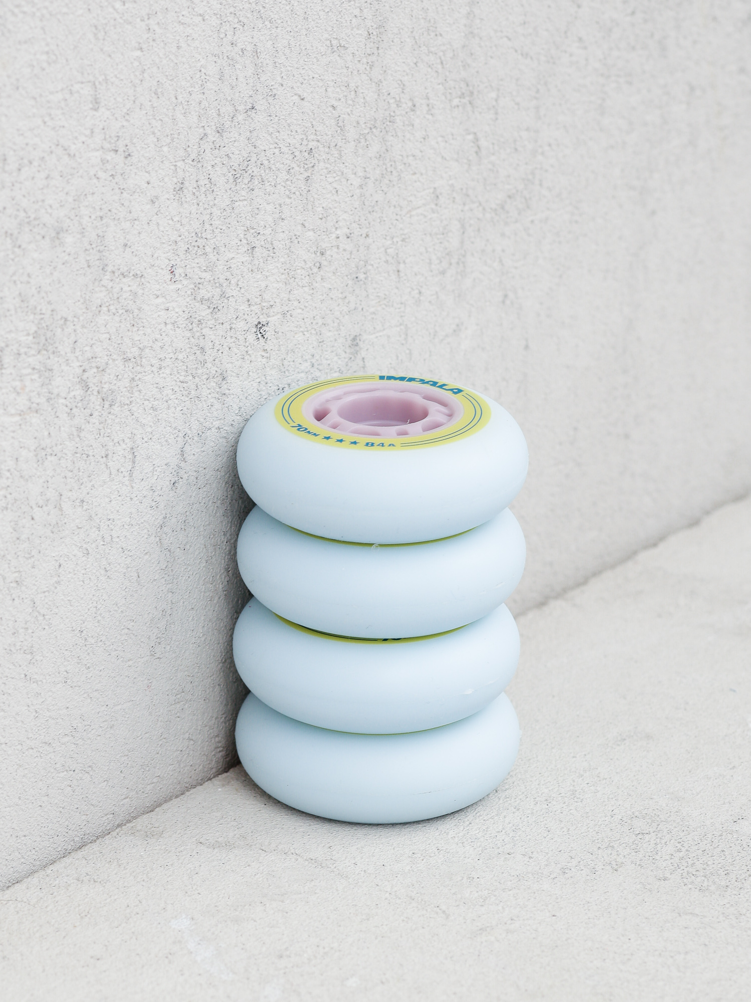 Kolieska Impala Inline Wheel Wmn (sky blue/yellow)