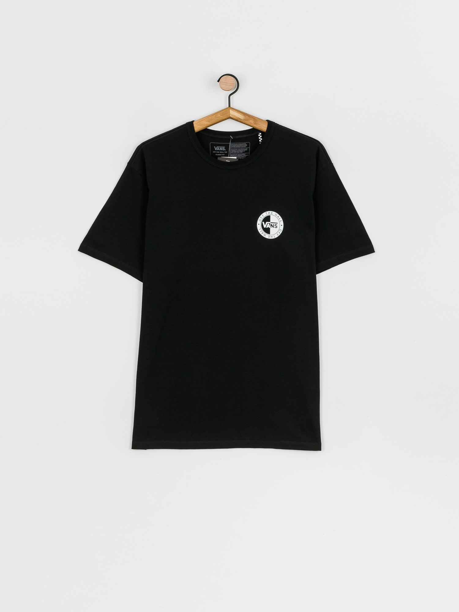 Tričko Vans Off The Wall Slanted Checker (black)