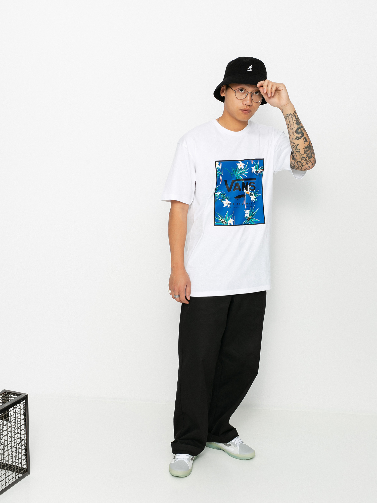 Tričko Vans Classic Print Box (white/dart floral)