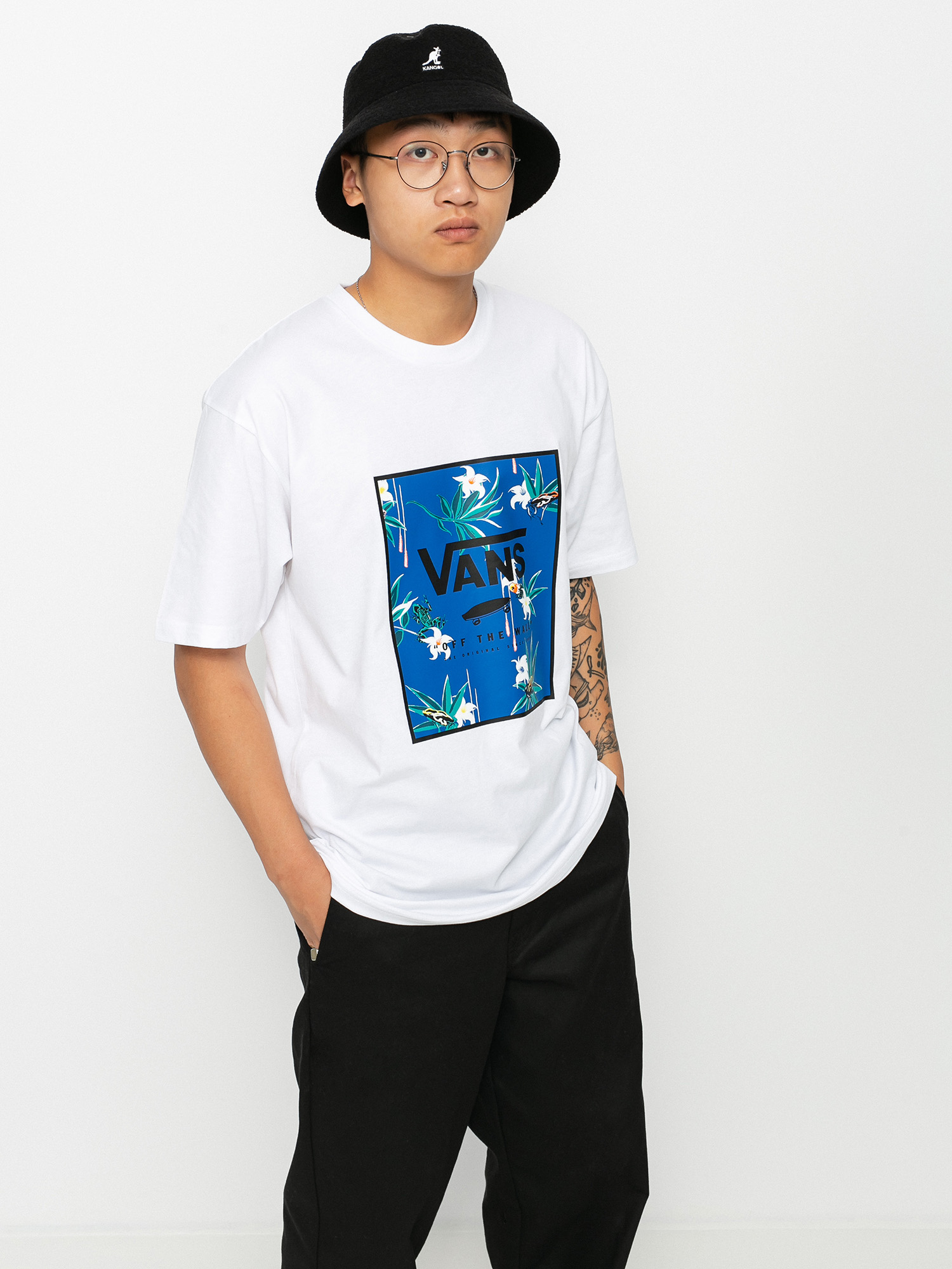 Tričko Vans Classic Print Box (white/dart floral)