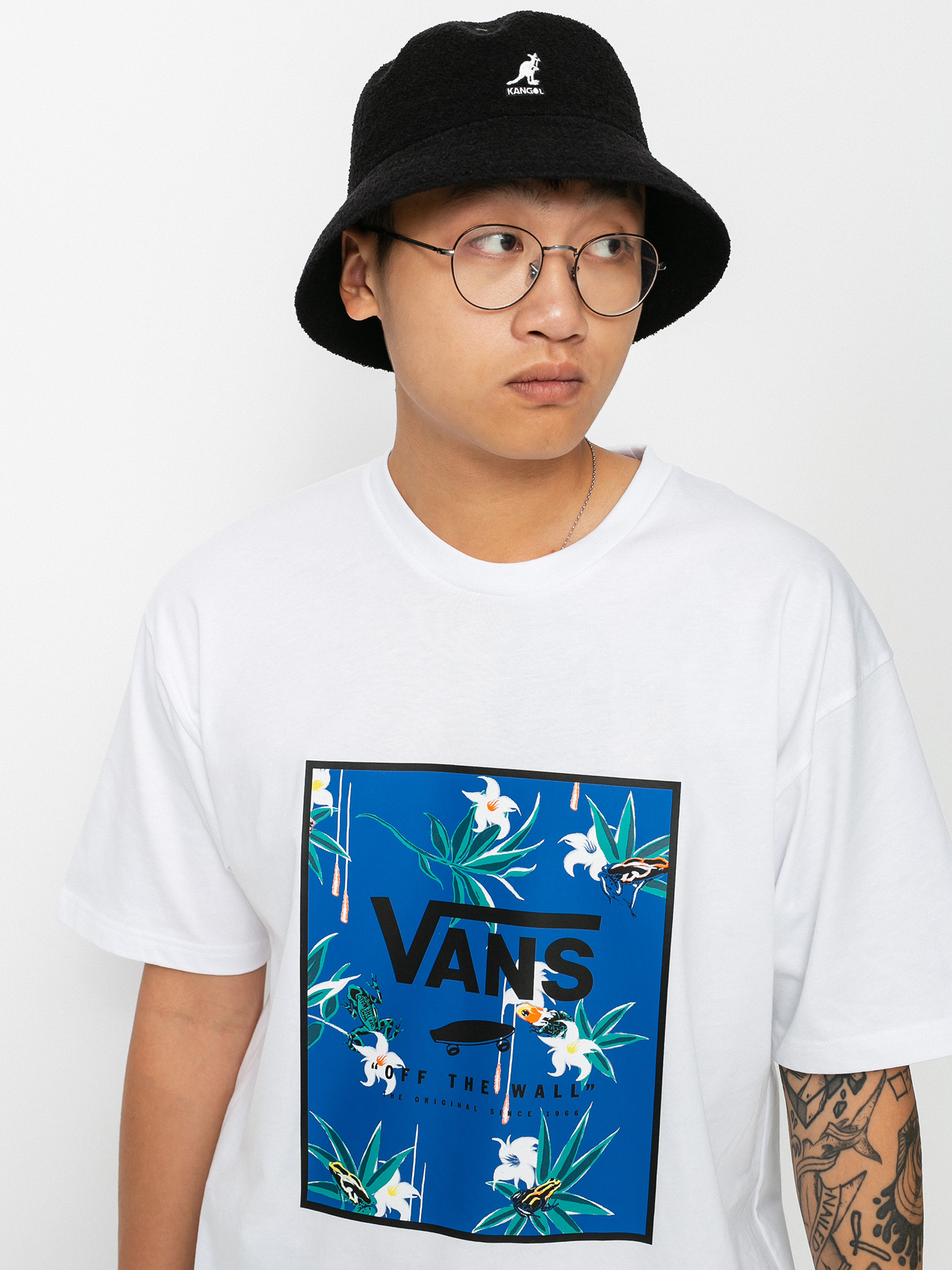 Tričko Vans Classic Print Box (white/dart floral)