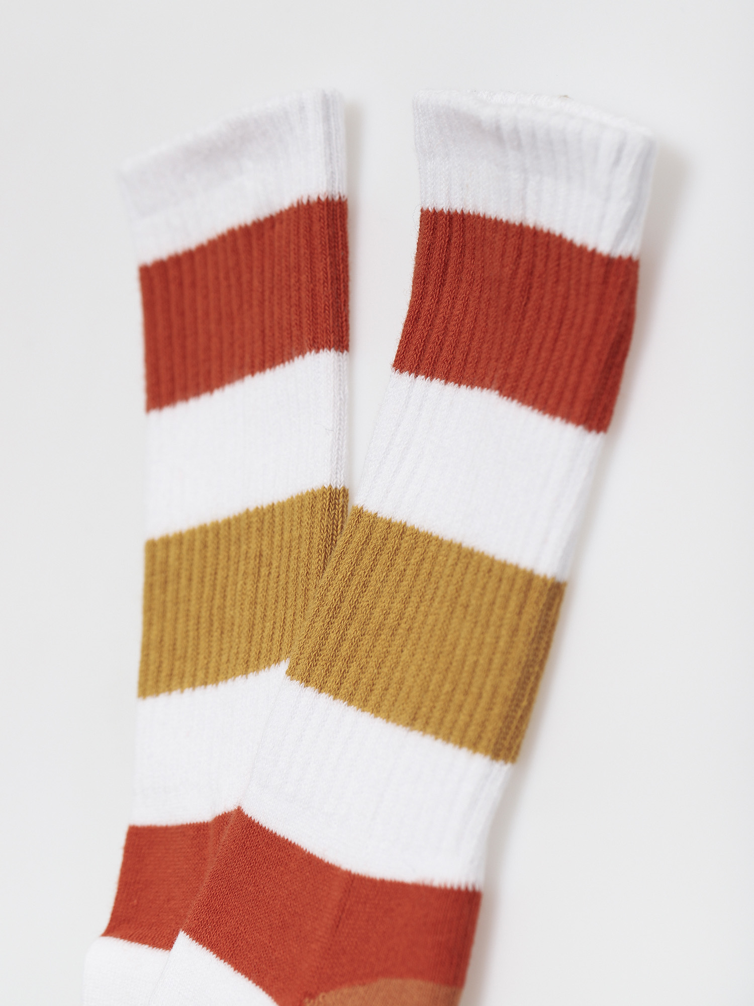 Ponožky Toy Machine Monster Big Stripe (white/brown)