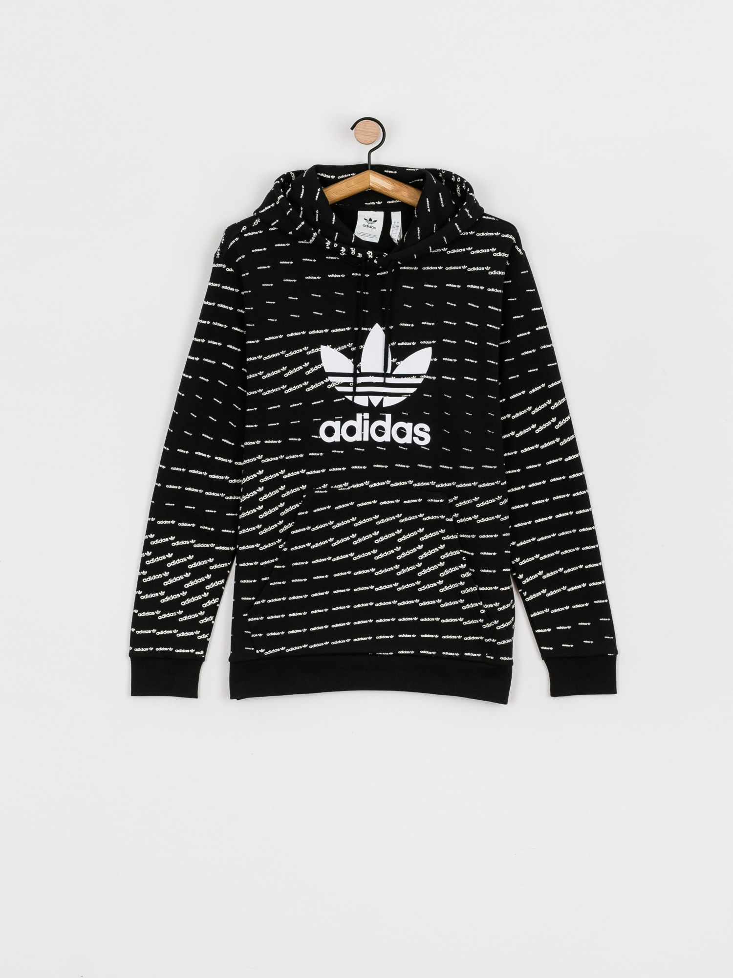 Mikina s kapucňou adidas Originals Mono HD (black/white)