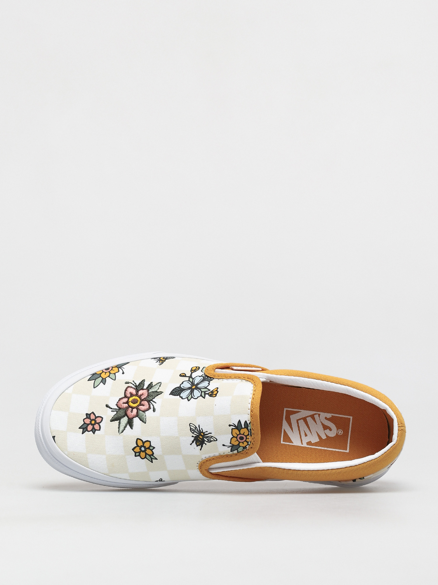 Topánky Vans Classic Slip On (garden check/blk/tr wht)
