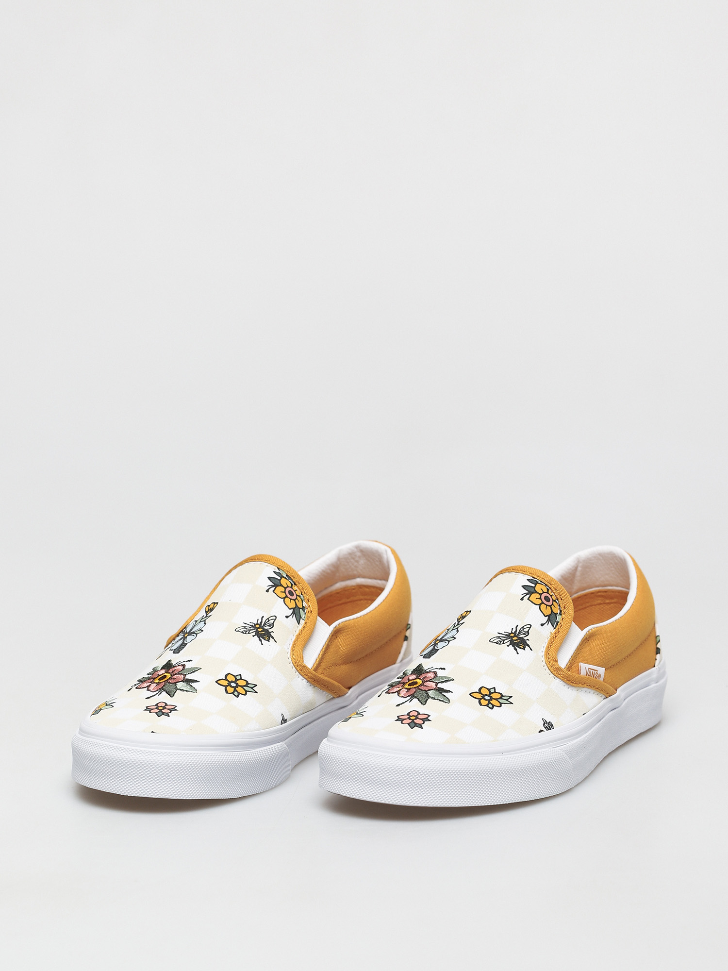 Topánky Vans Classic Slip On (garden check/blk/tr wht)