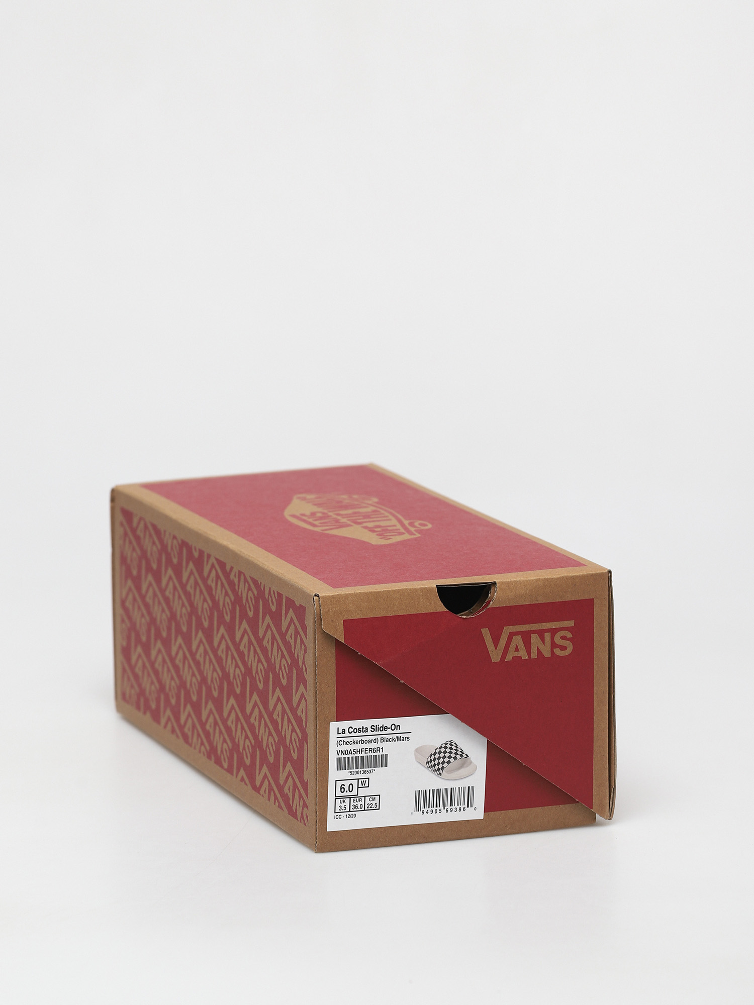 Šľapky Vans La Costa Slide On Wmn (checkerboard/black/mars)