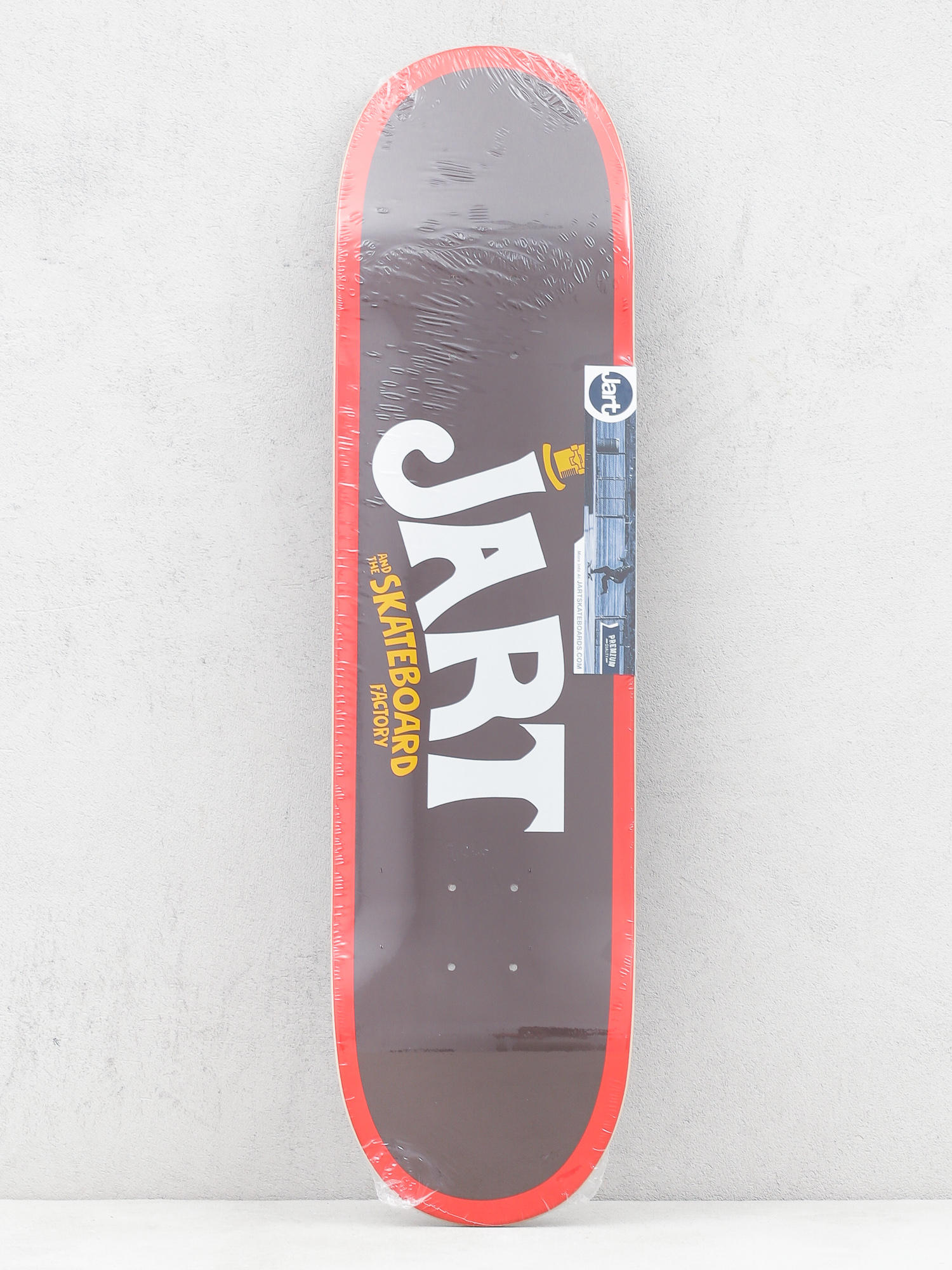 Doska Jart And Skateboard Factory (red/brown)