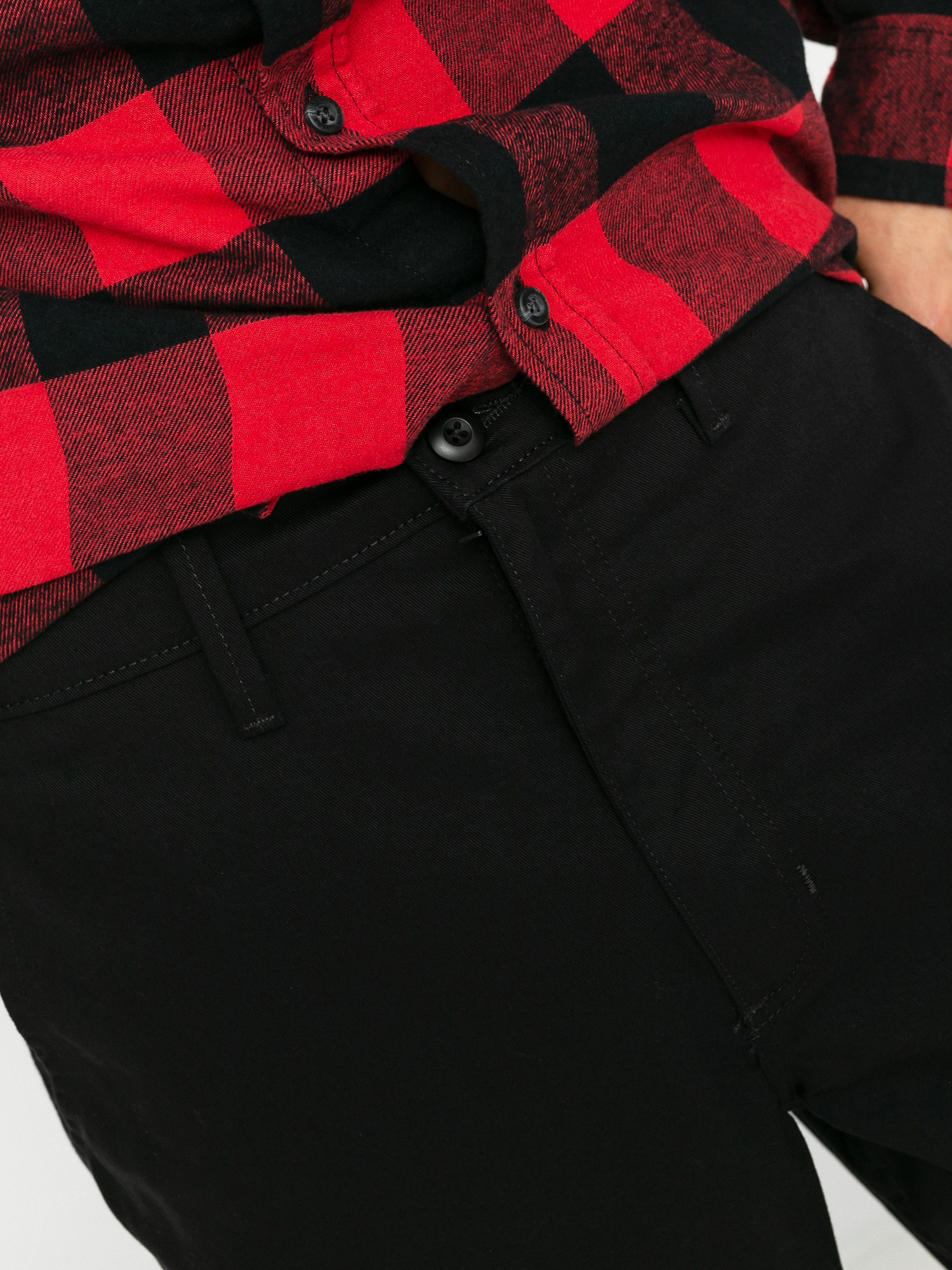 Nohavice Vans Authentic Chino Loose (black)