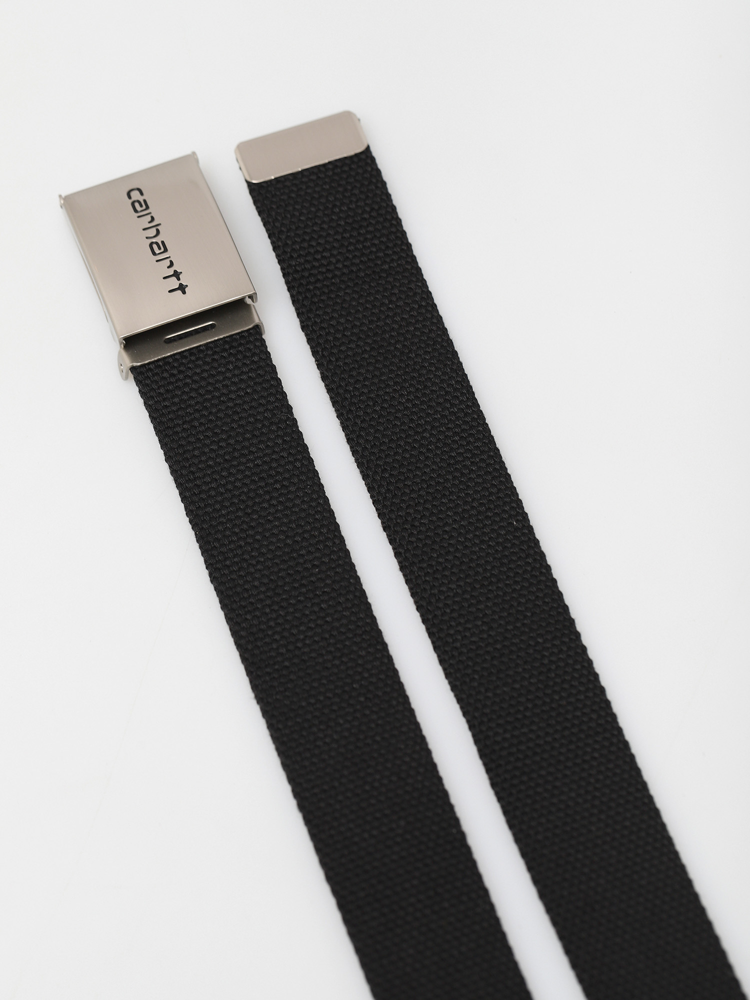 Opasok Carhartt WIP Clip Belt Chrome (black)