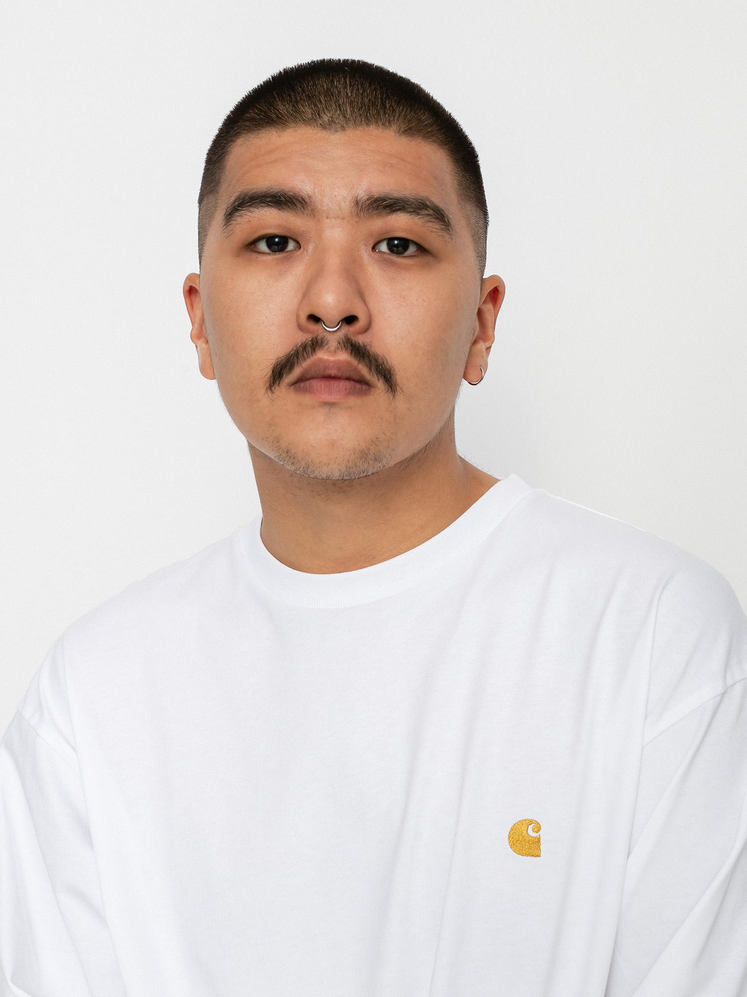 Triko Carhartt WIP Chase (white/gold)