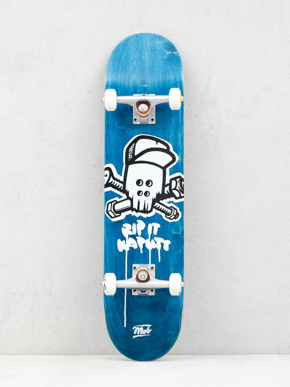 Skateboard Mob Skateboards Skull (teal)