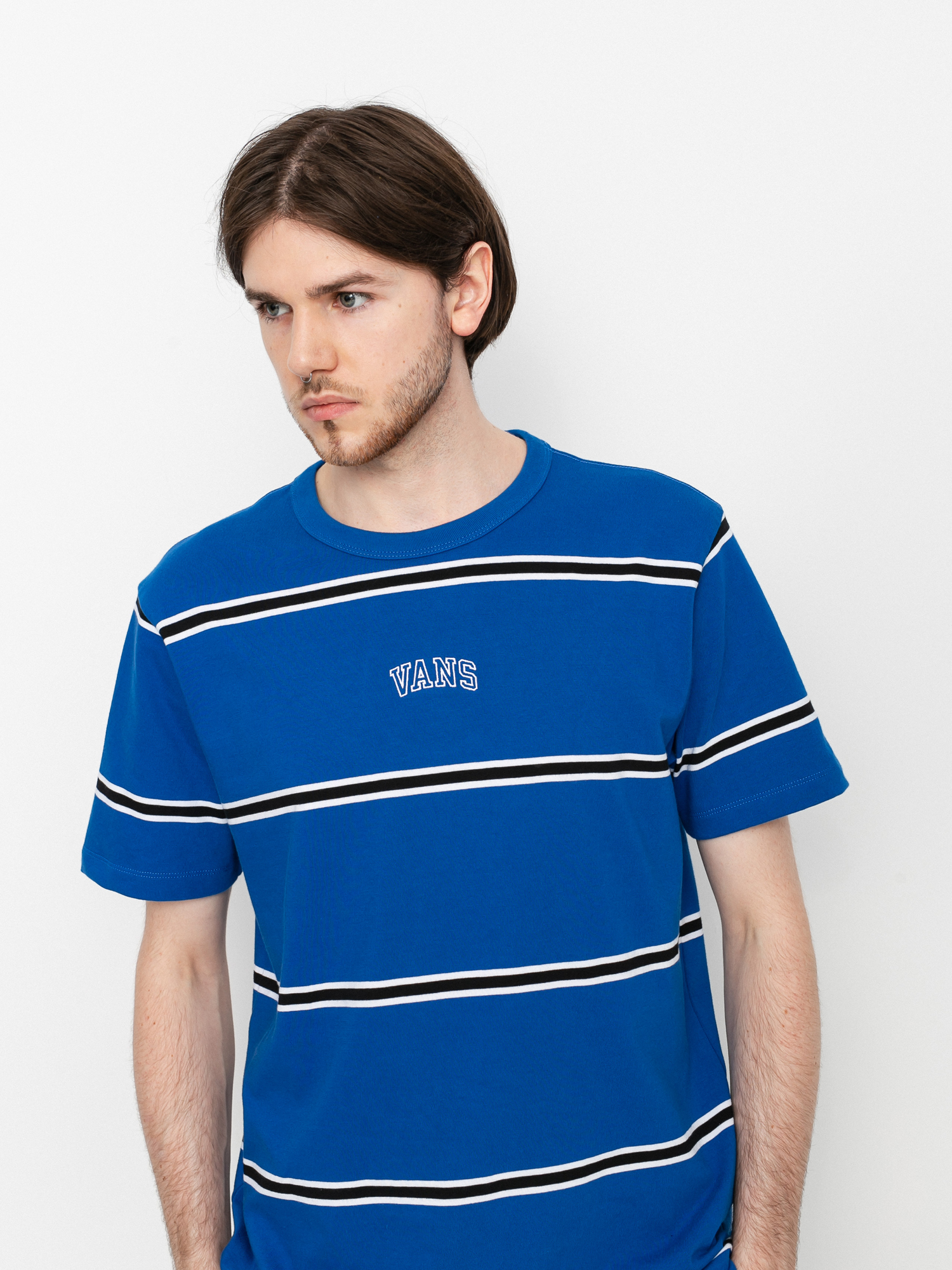 Tričko Vans 66 Champs Stripe (nautical blue)