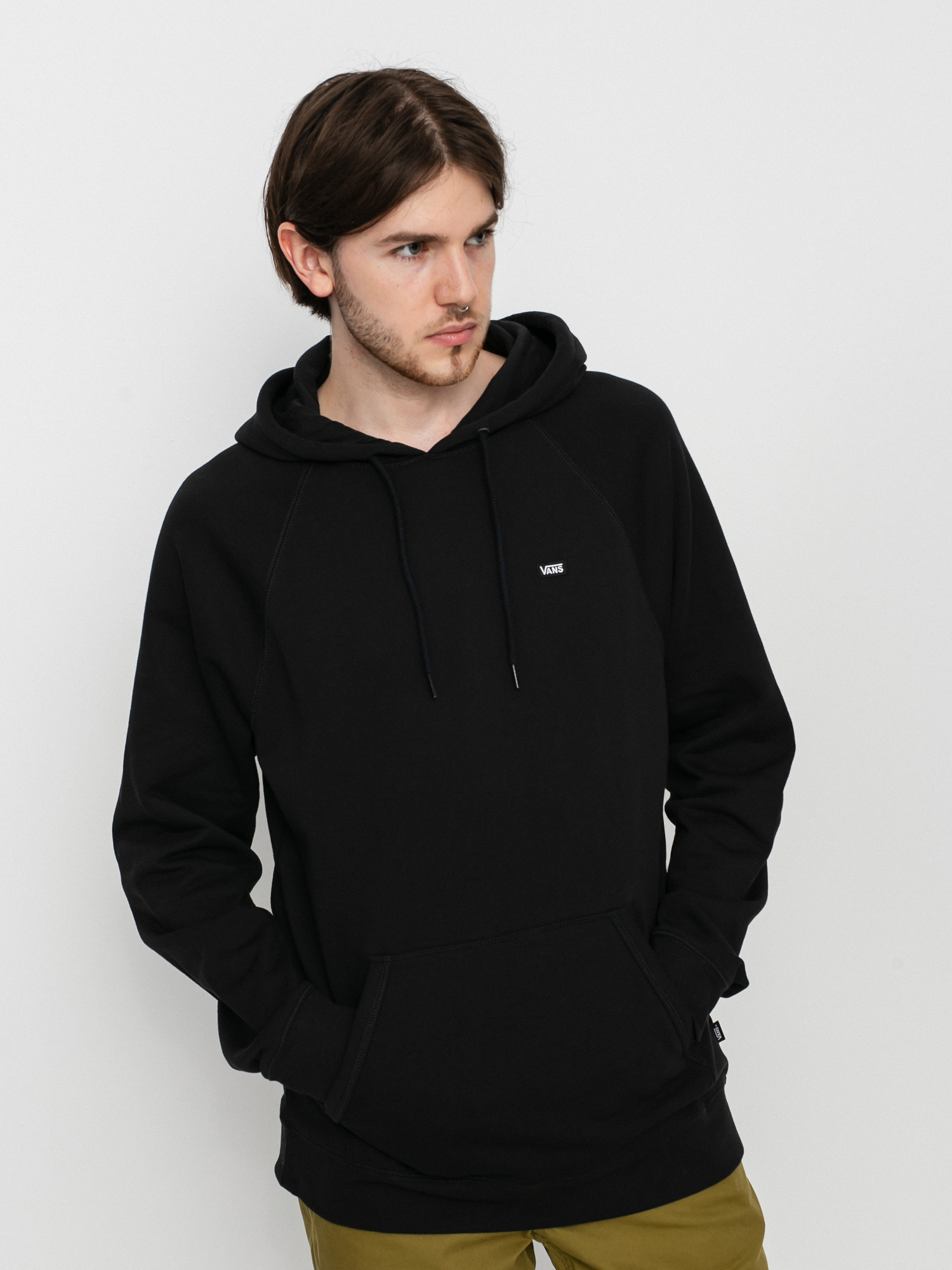Mikina s kapucňou Vans Versa Standard HD (black otw patch/)