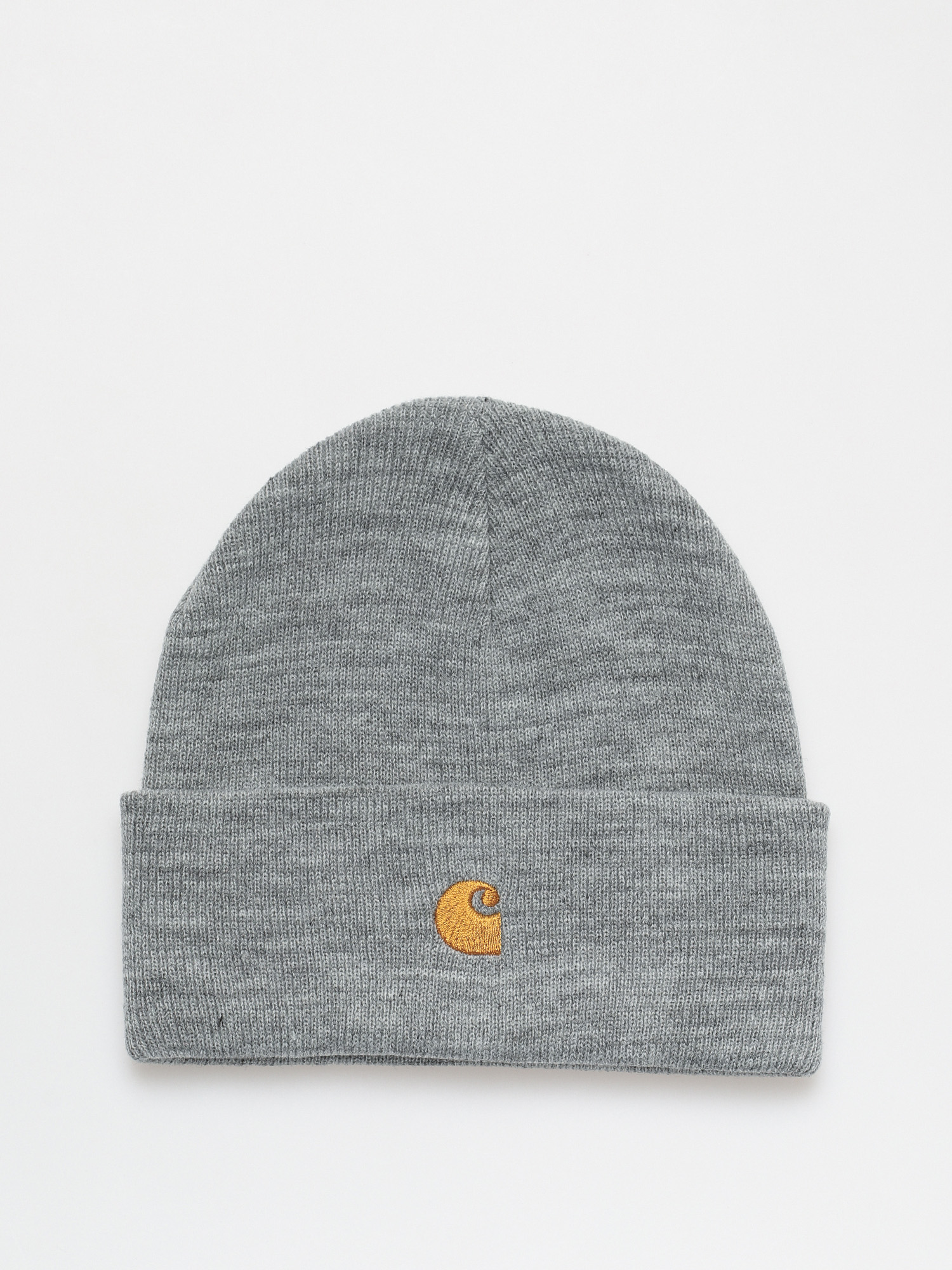 Čiapka Carhartt WIP Chase (grey heather/gold)