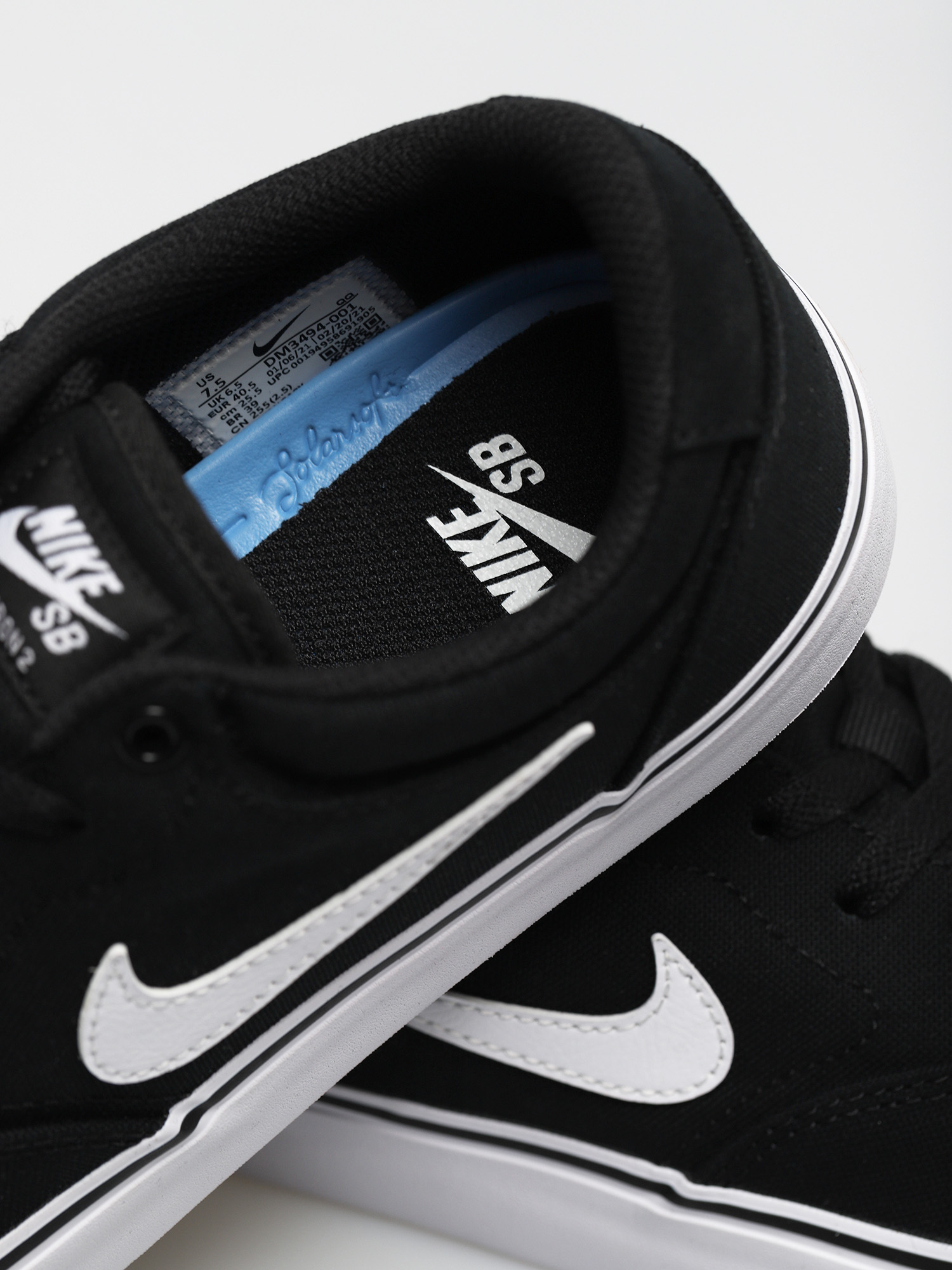 Topánky Nike SB Chron 2 Canvas (black/white black)
