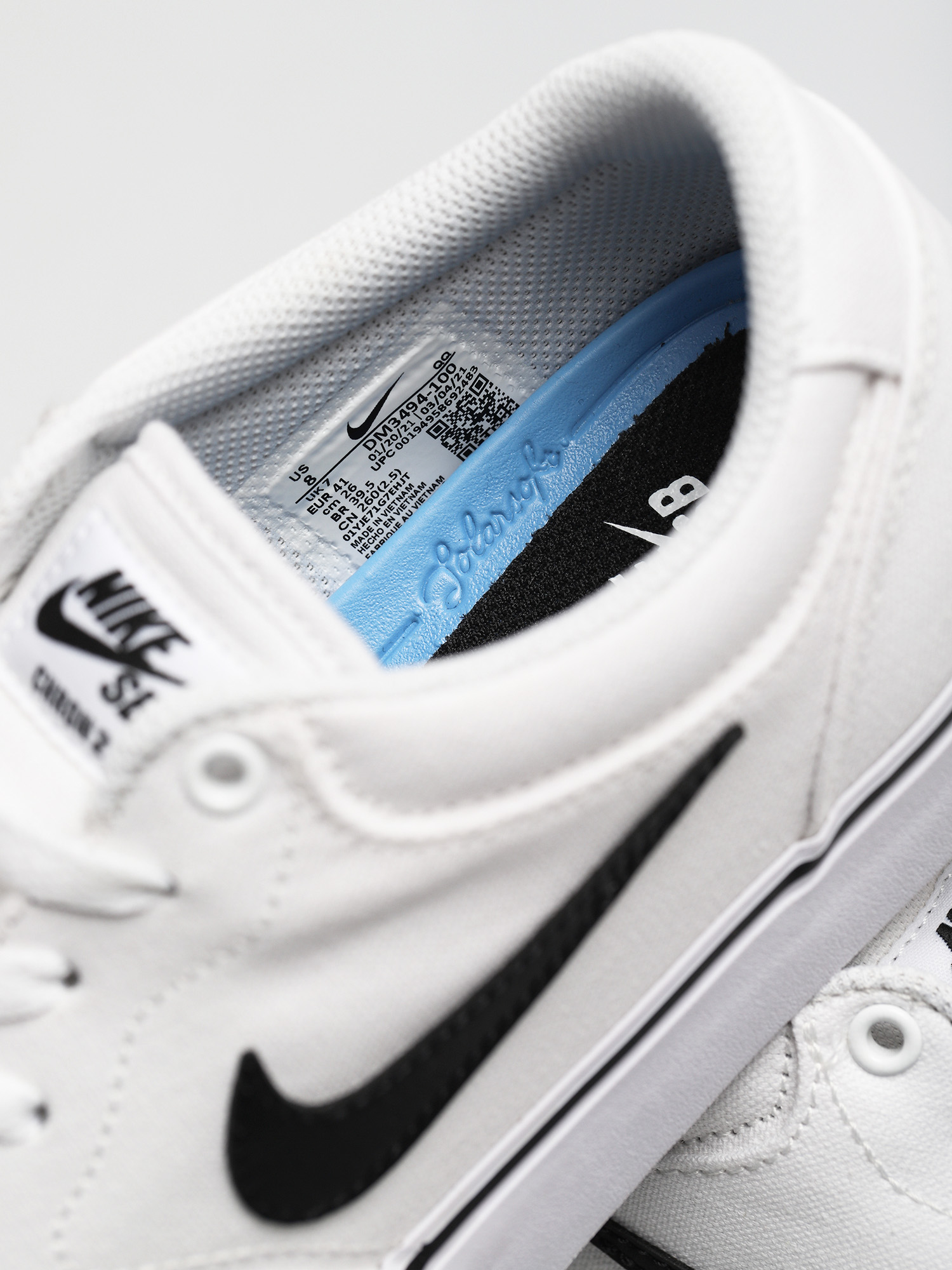 Topánky Nike SB Chron 2 Canvas (white/black white)