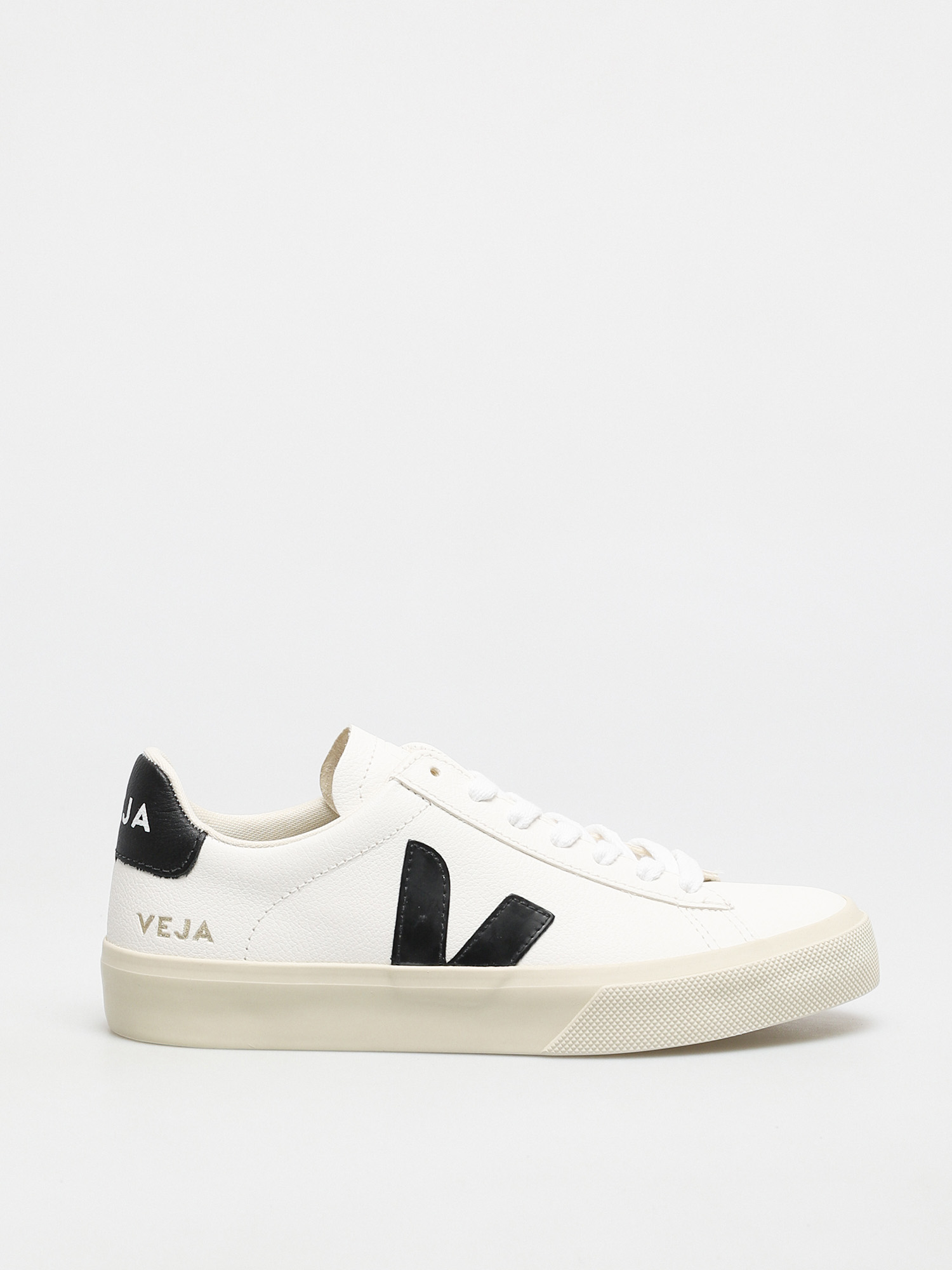 Topu00e1nky Veja Campo Wmn (chromefree leather white black)