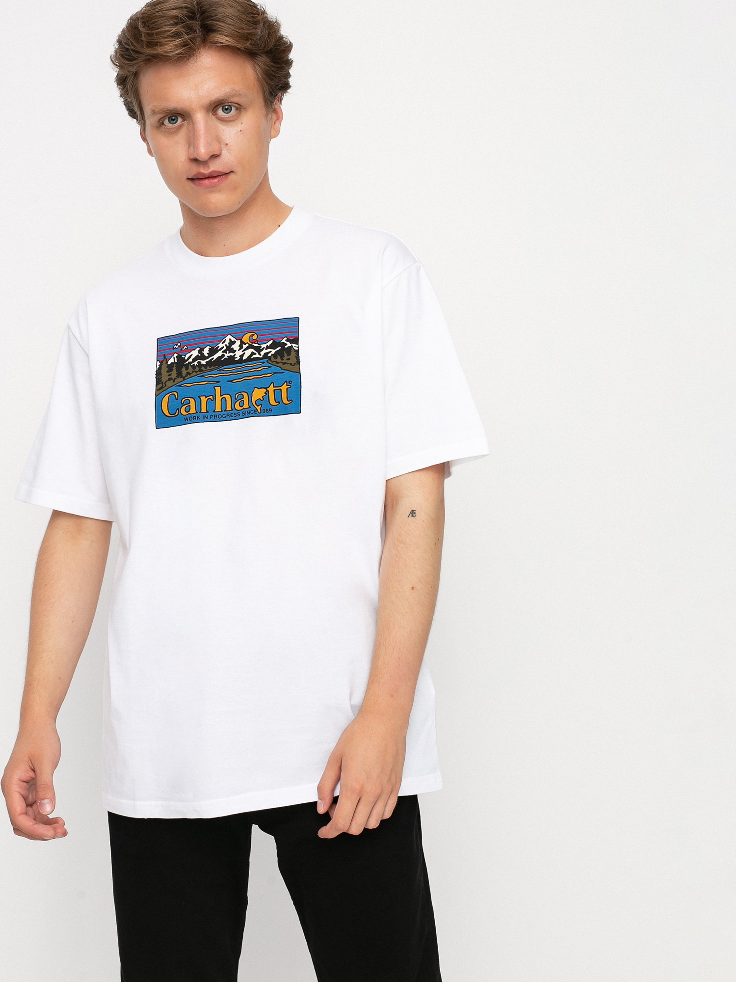 Tričko Carhartt WIP Great Outdoors (white)