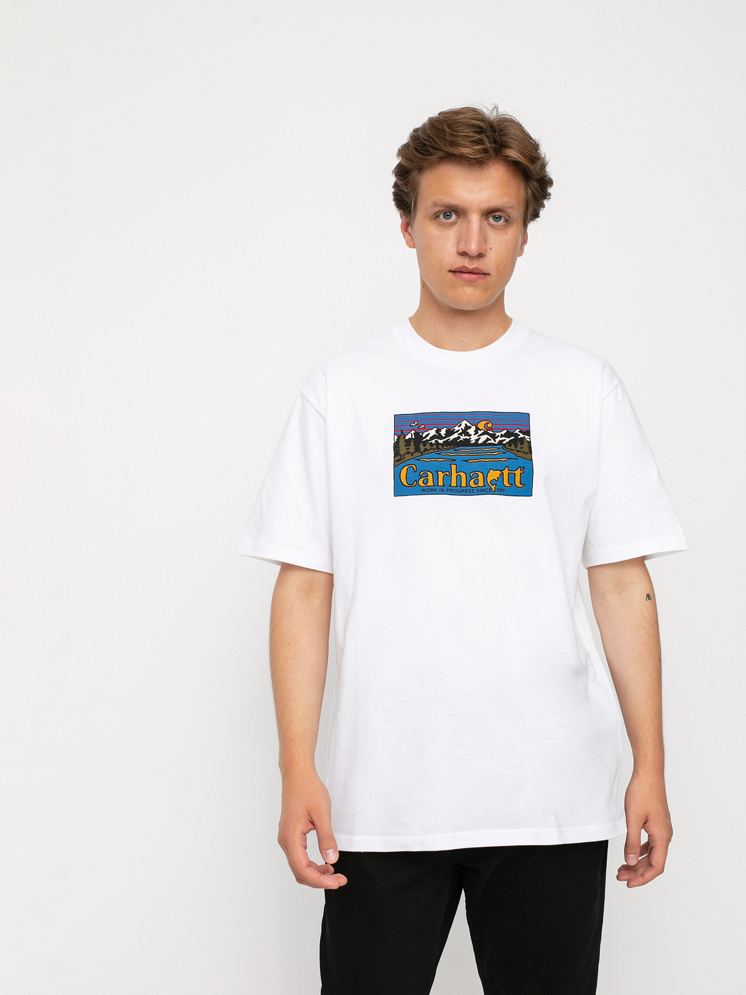 Tričko Carhartt WIP Great Outdoors (white)