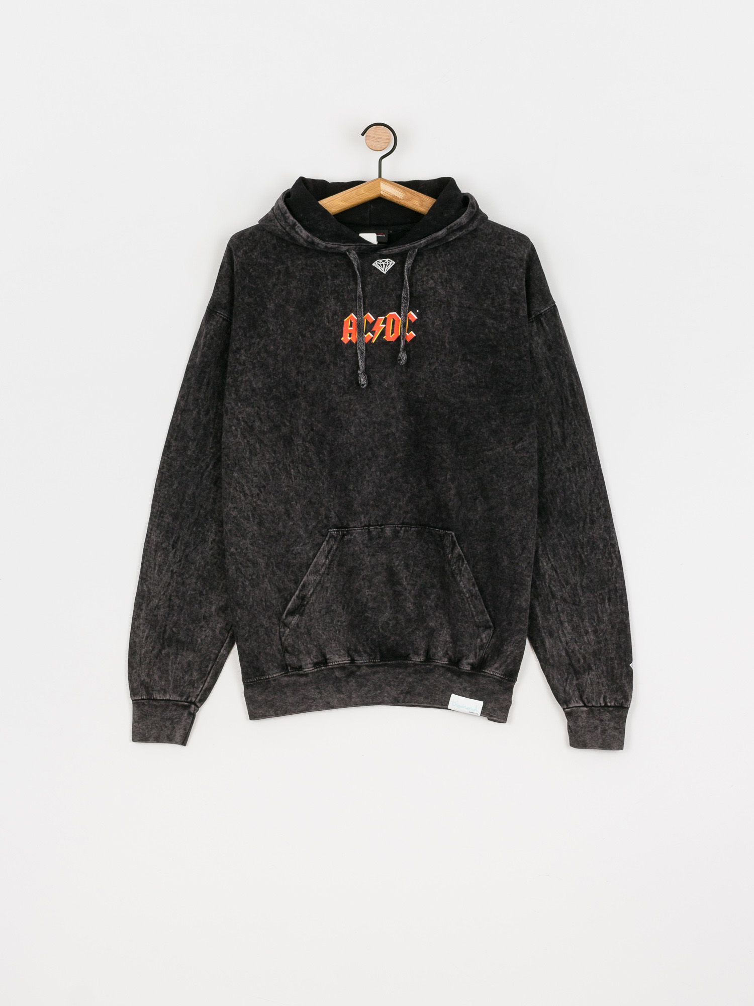 Mikina s kapucňou Diamond Supply Co. Ac/Dc Diamond HD (mineral)