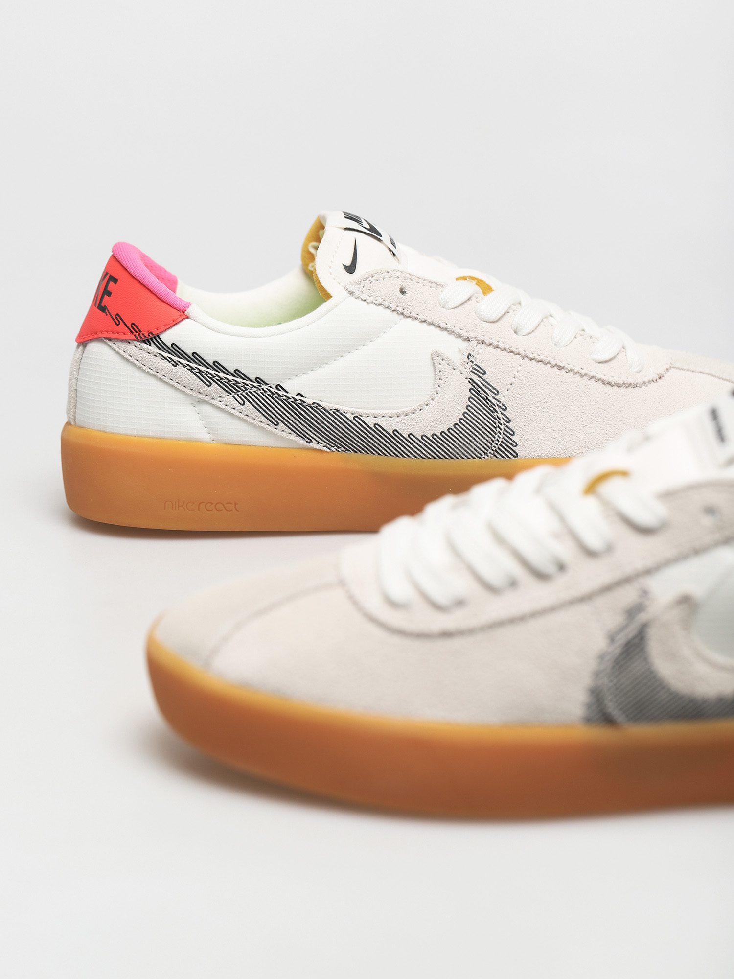 Topánky Nike SB Bruin React T (summit white/black bright crimson)