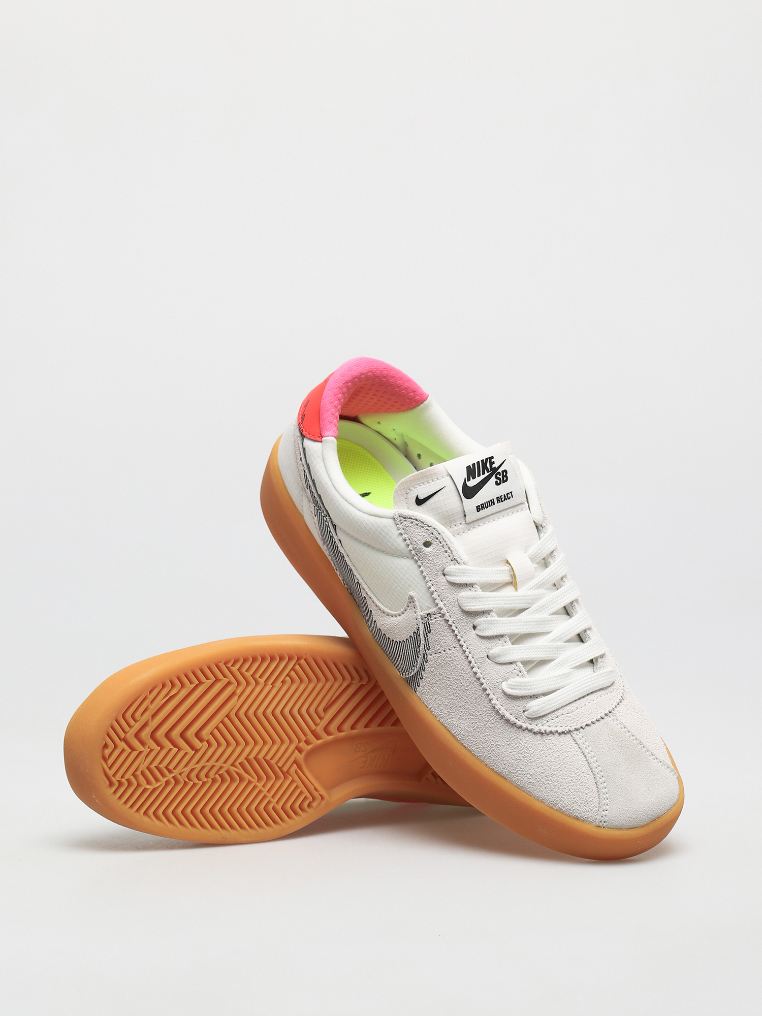 Topánky Nike SB Bruin React T (summit white/black bright crimson)