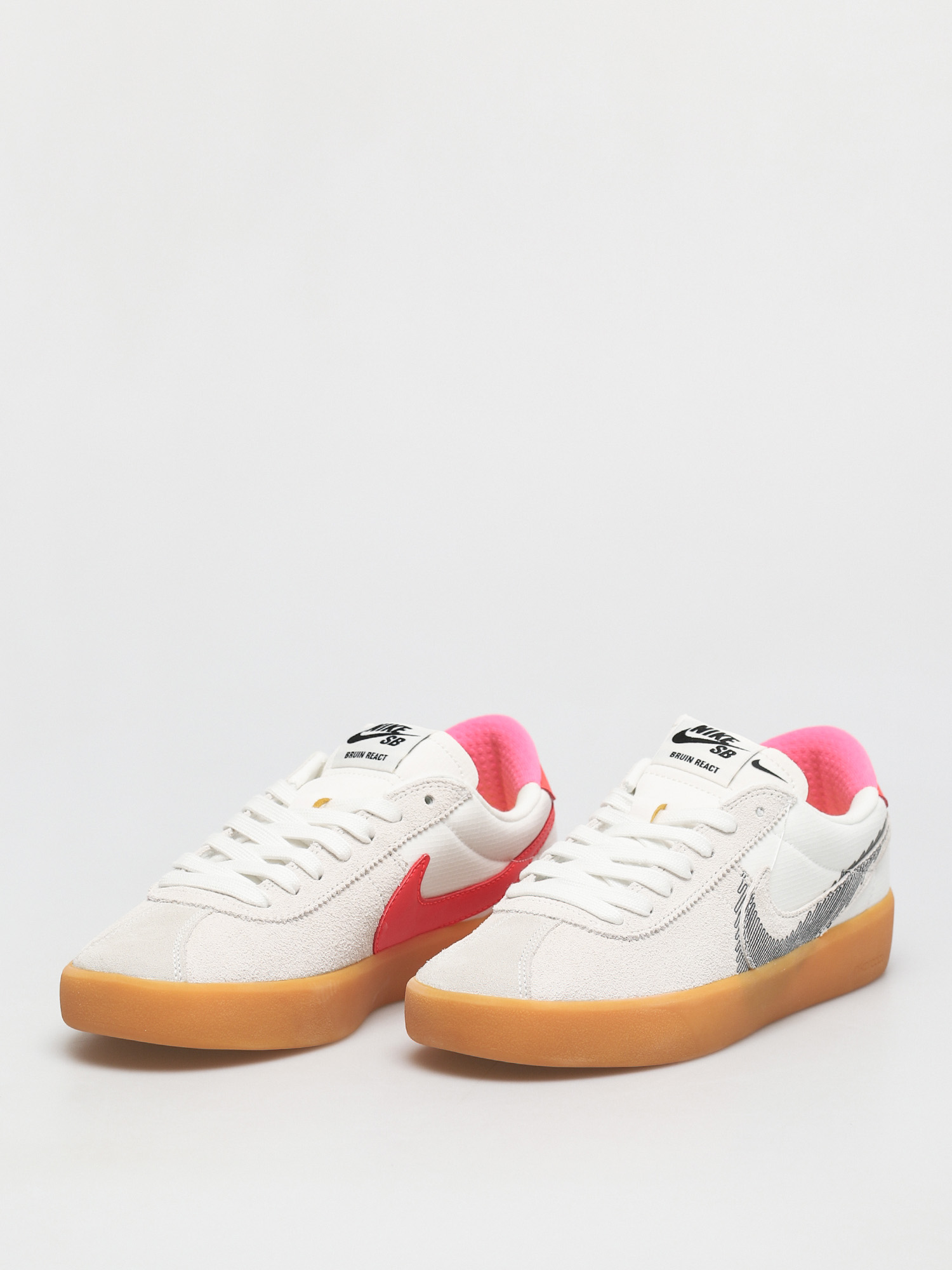 Topánky Nike SB Bruin React T (summit white/black bright crimson)