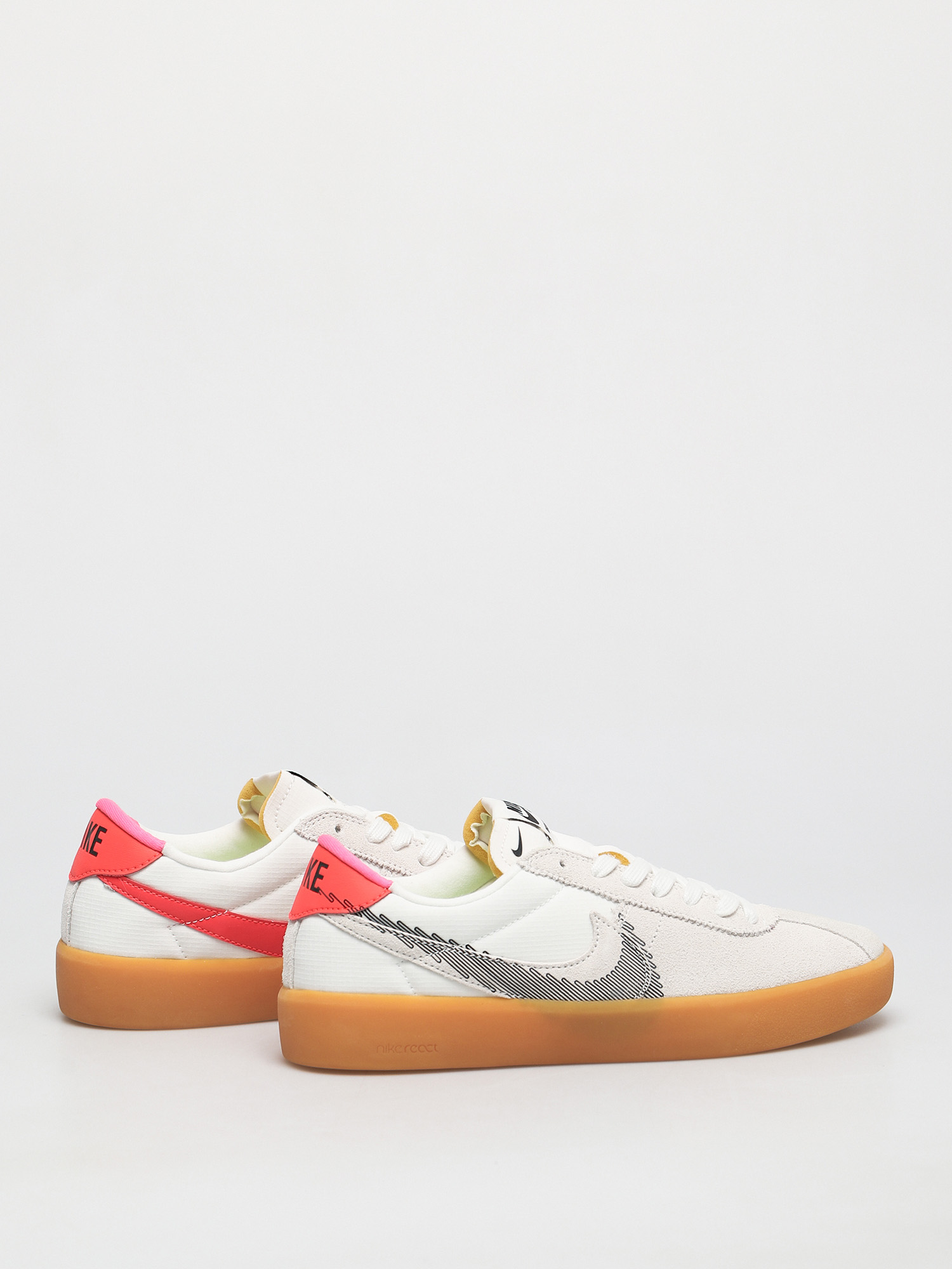 Topánky Nike SB Bruin React T (summit white/black bright crimson)