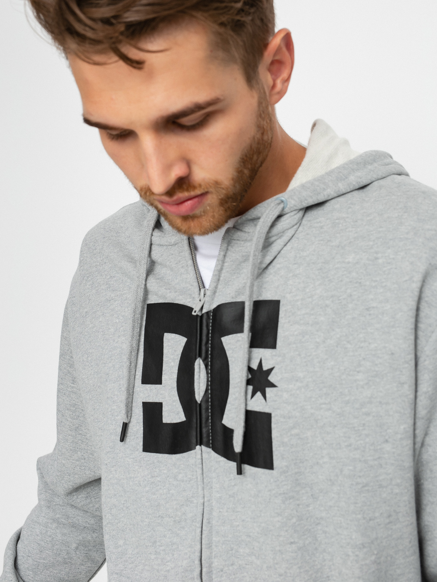 Mikina s kapucňou DC Star ZHD (heather grey)