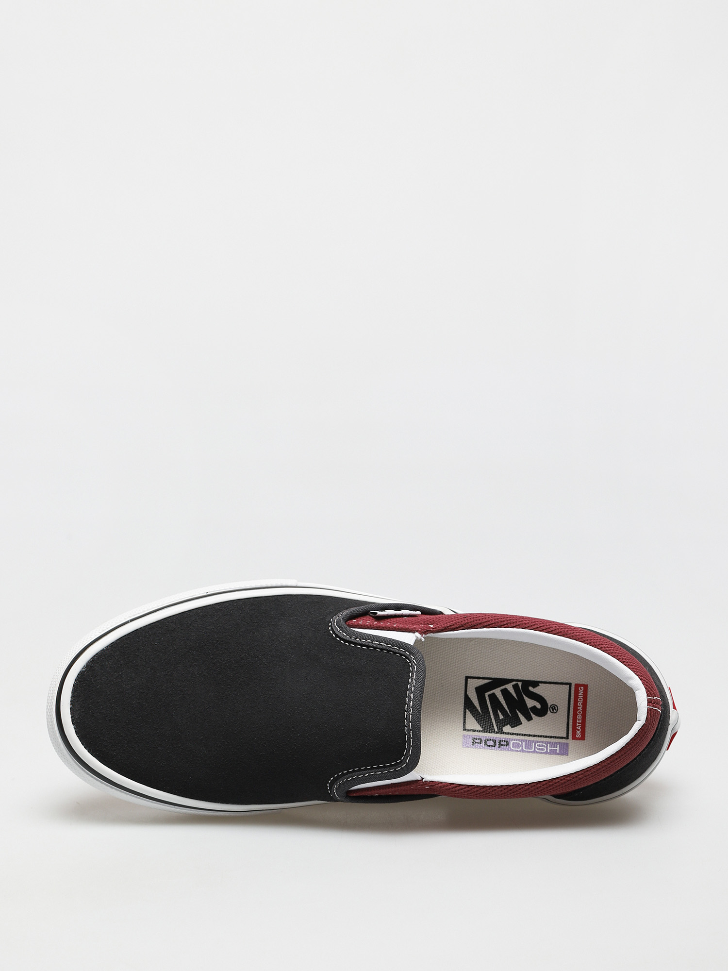 Topánky Vans Skate Slip On (asphalt/pomegranate)