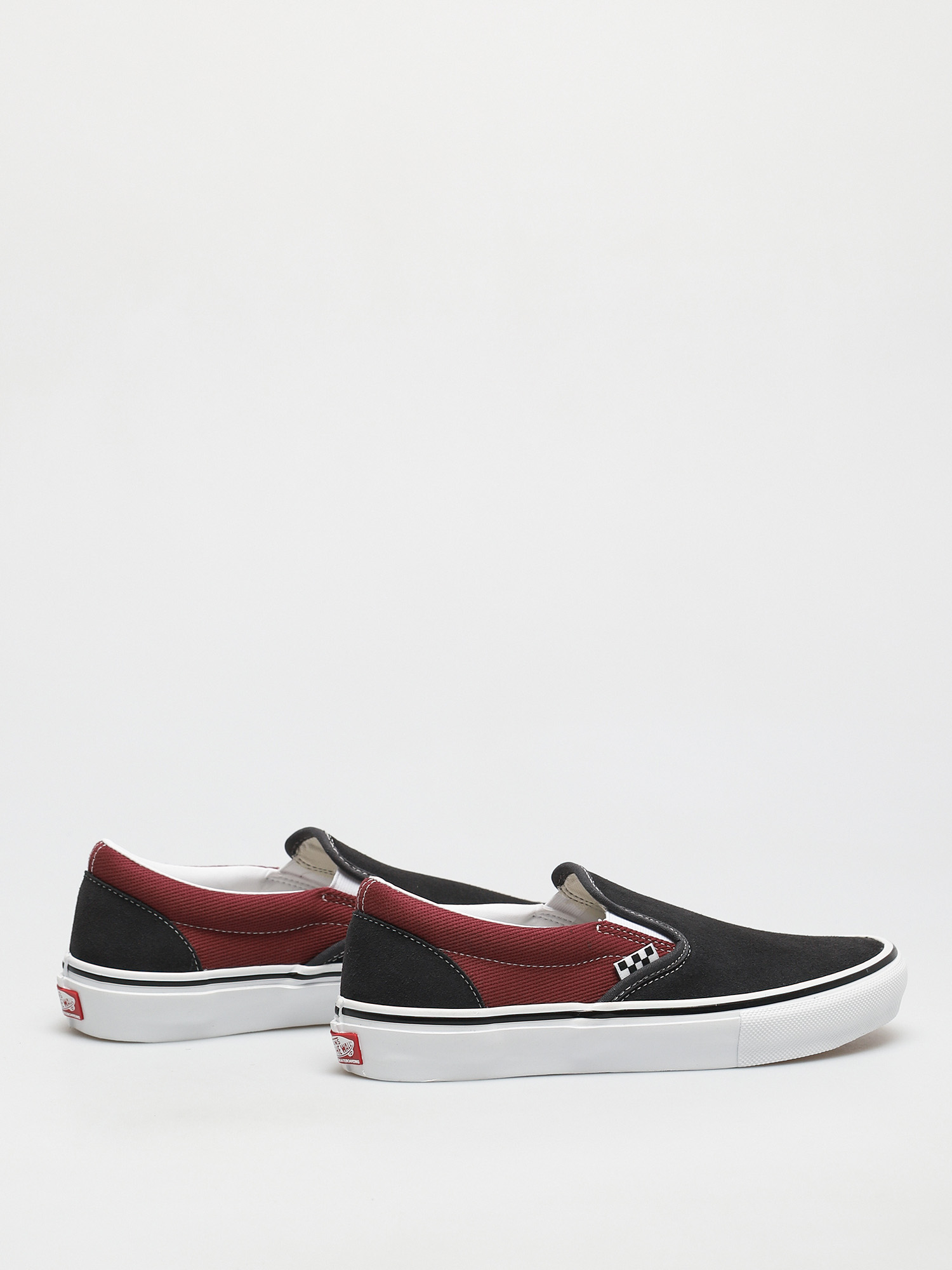 Topánky Vans Skate Slip On (asphalt/pomegranate)