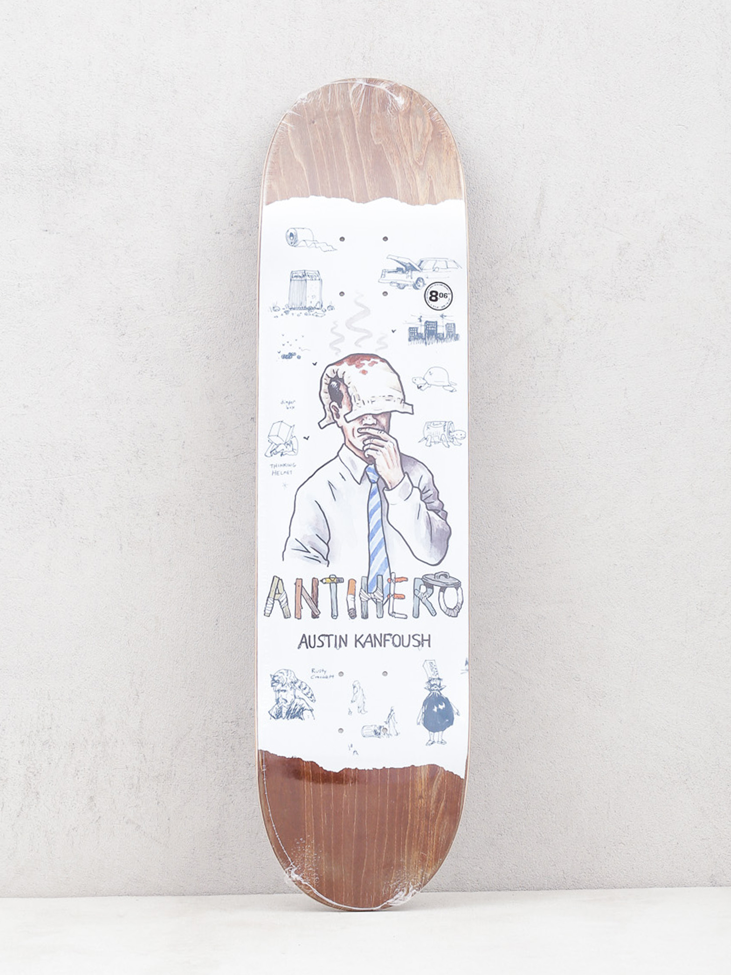 Doska Antihero Kanfoush Recycling (brown)