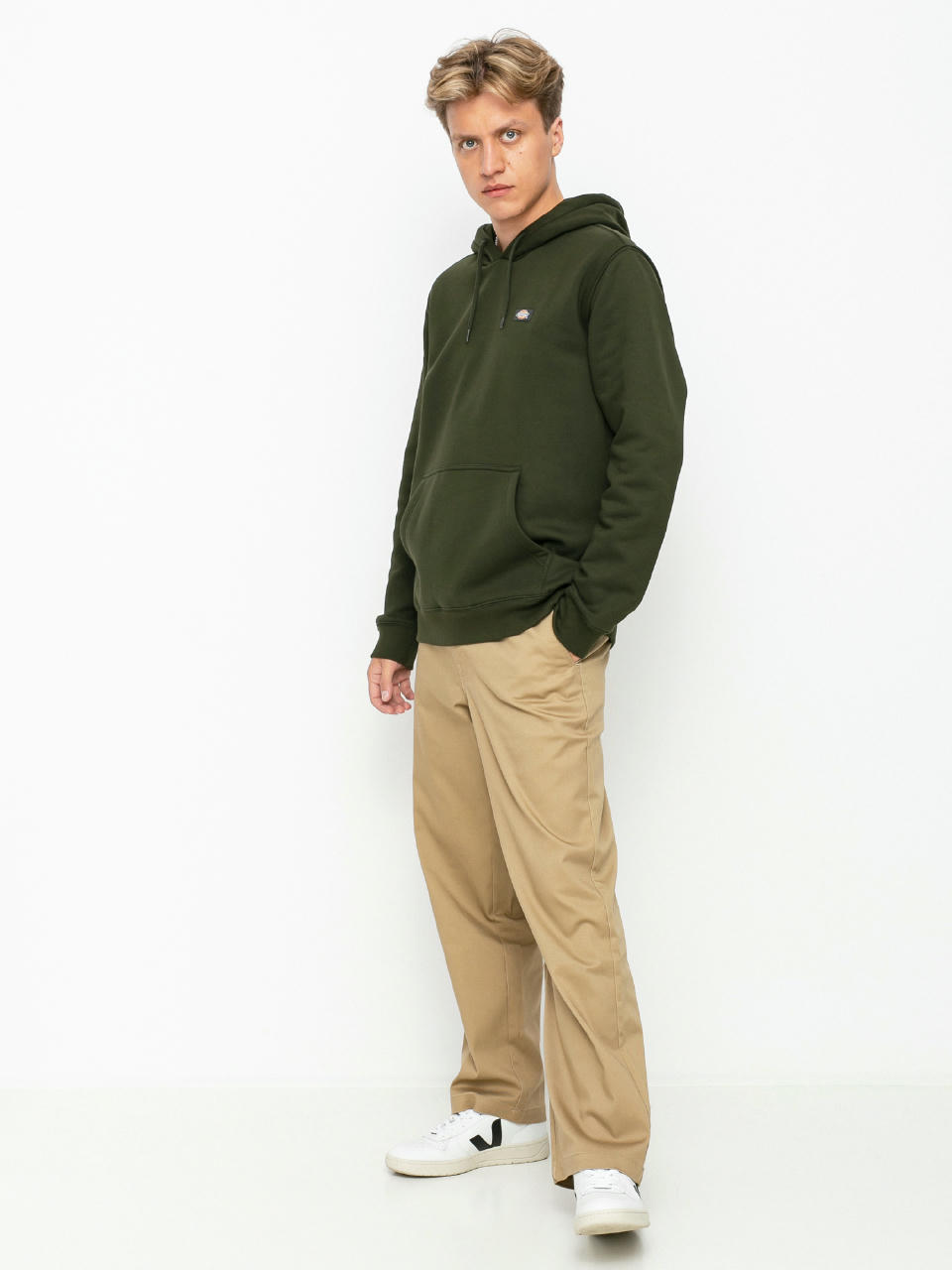 Mikina s kapucňou Dickies Oakport HD (olive green)