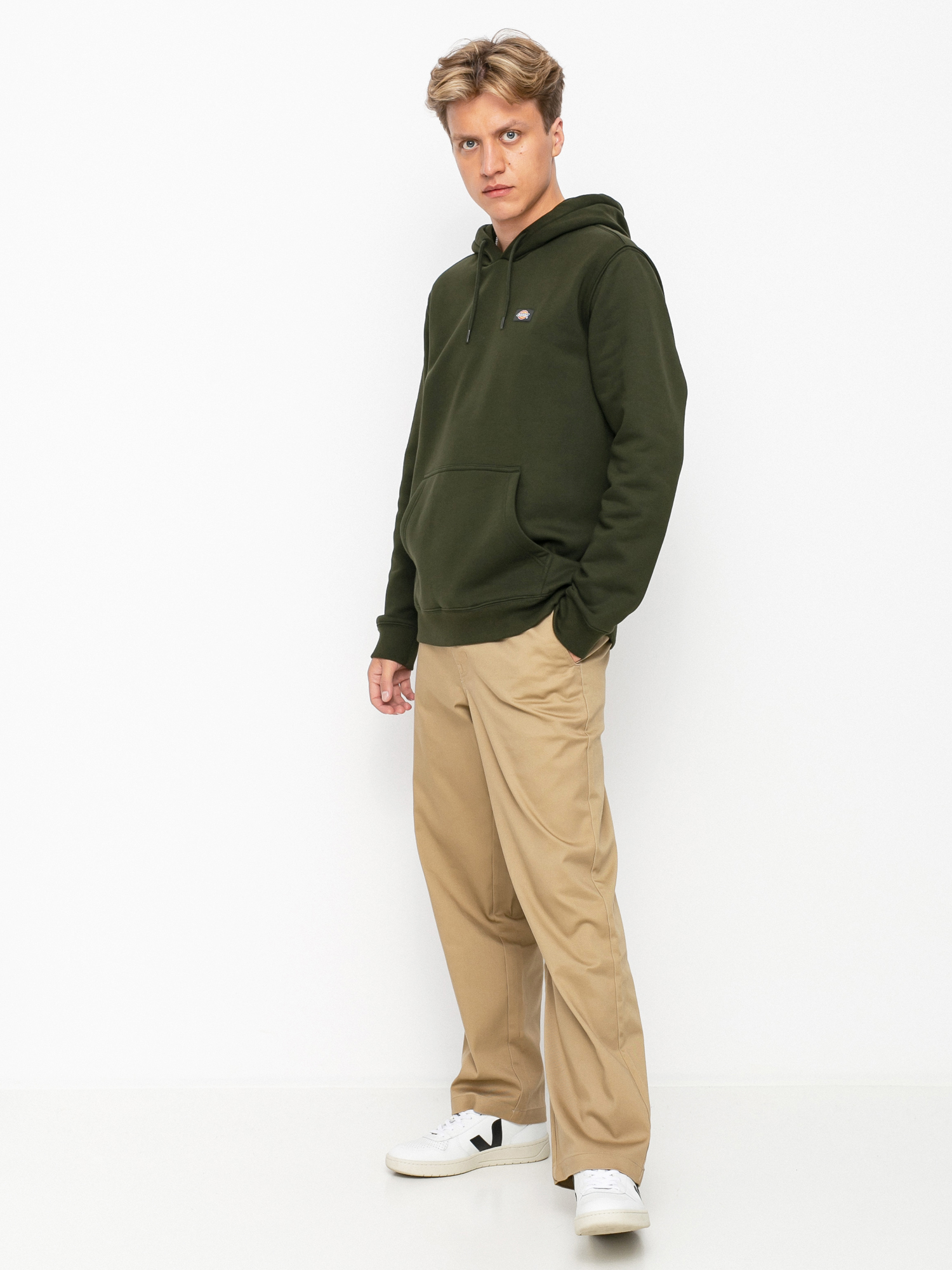 Mikina s kapucu0148ou Dickies Oakport HD (olive green)
