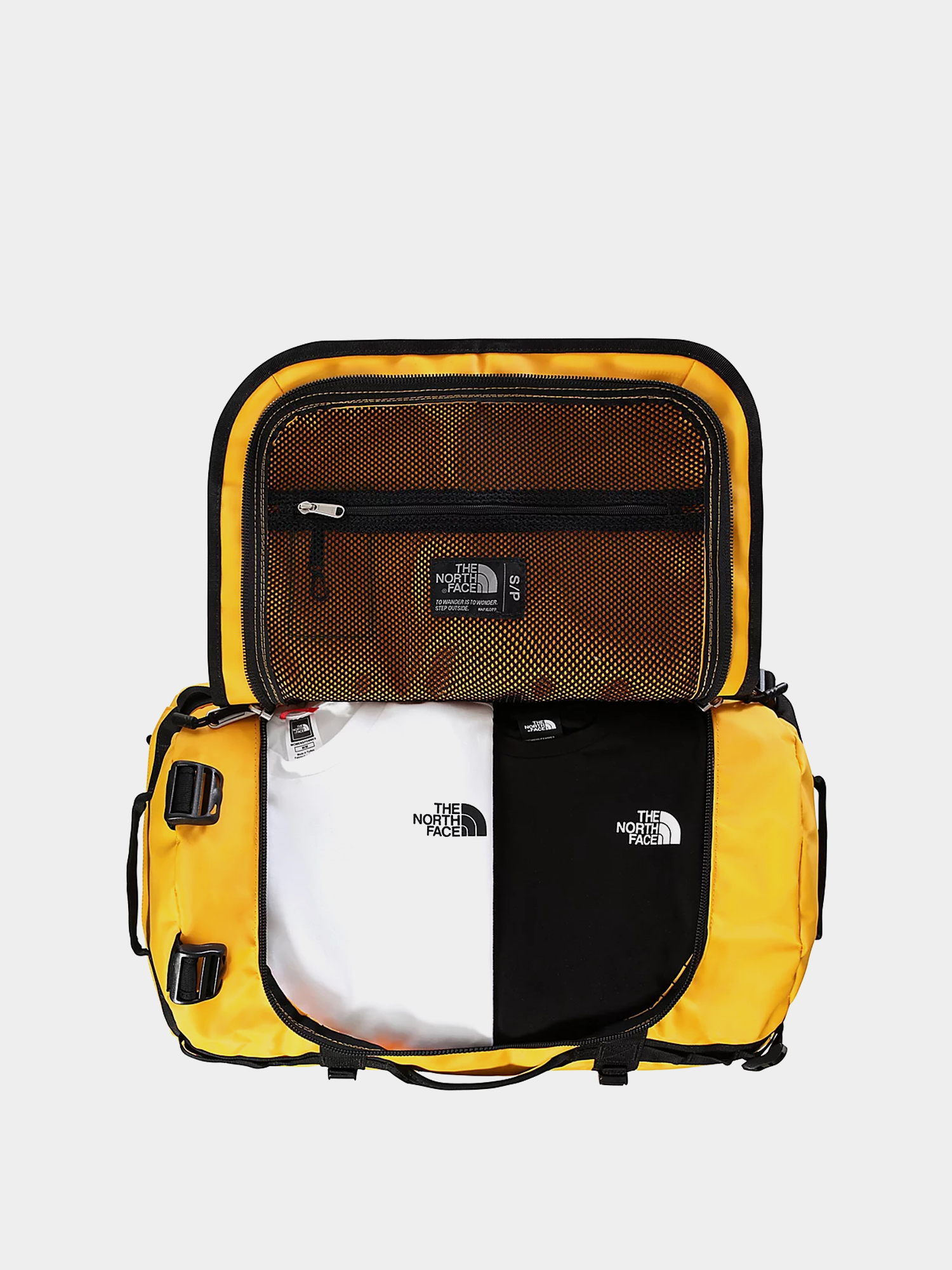 Taška The North Face Base Camp Duffel S (summit gold/tnf black)