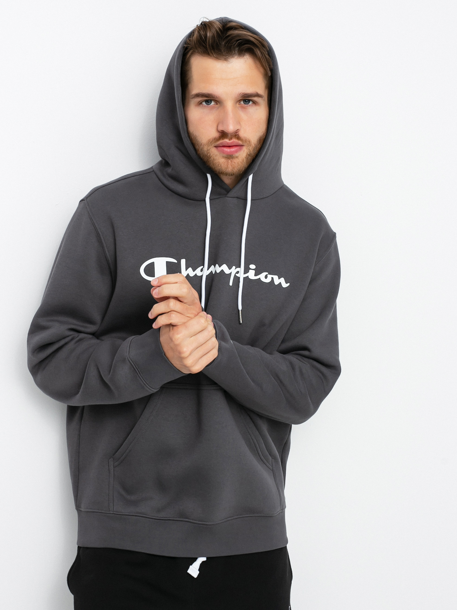 Mikina s kapucňou Champion Legacy Sweatshirt HD 214743 (ebn)
