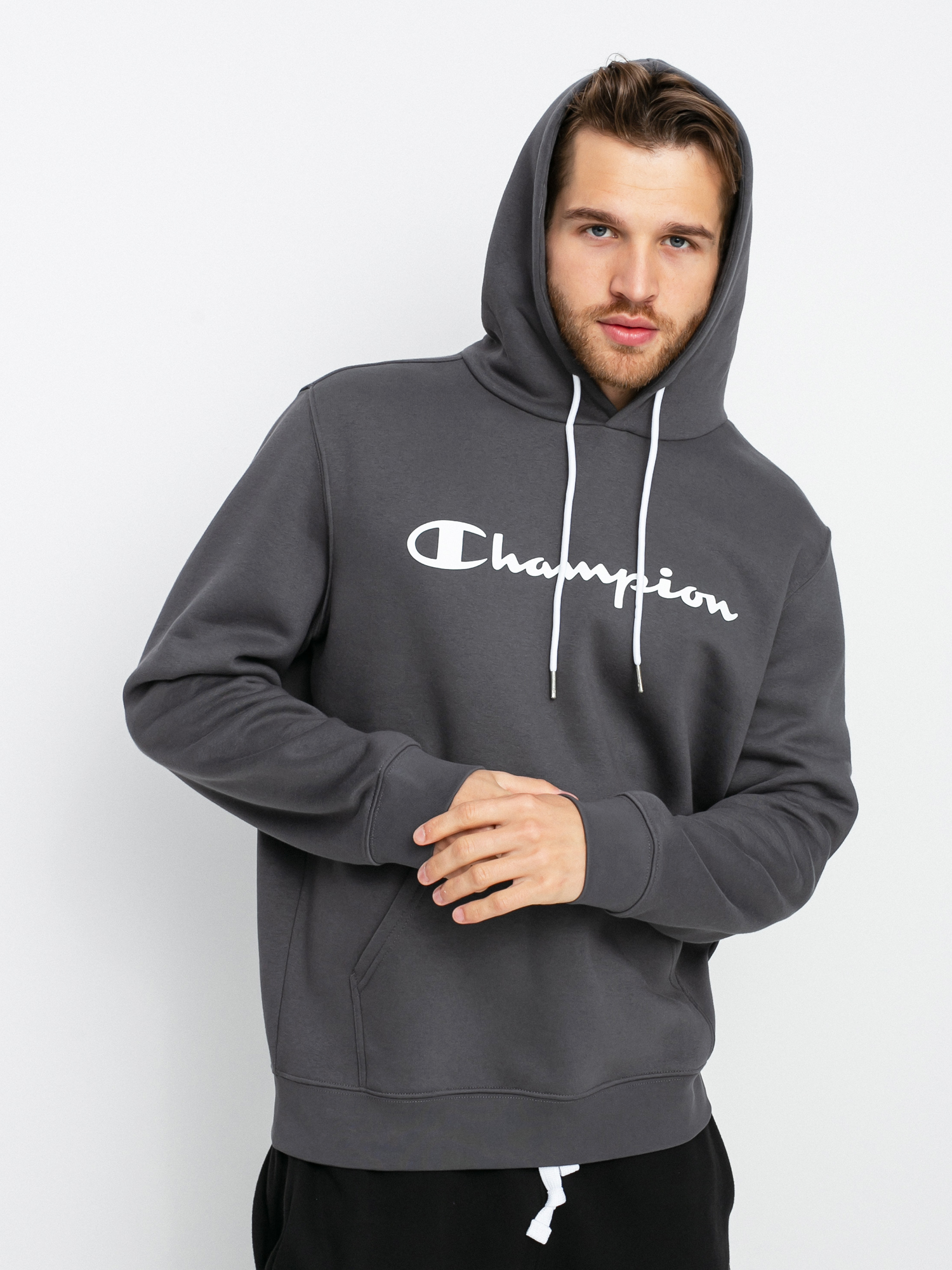 Mikina s kapucňou Champion Legacy Sweatshirt HD 214743 (ebn)